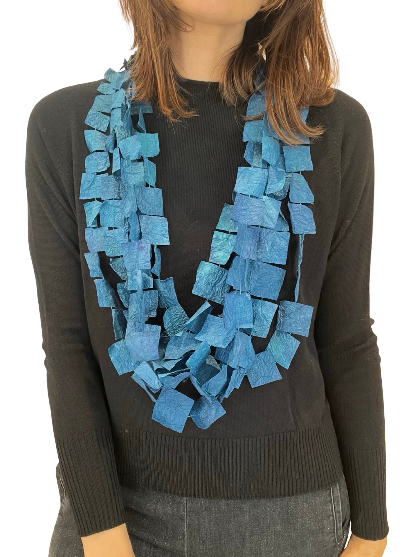 Collana lunga Ana Hagopian Nest blu navy