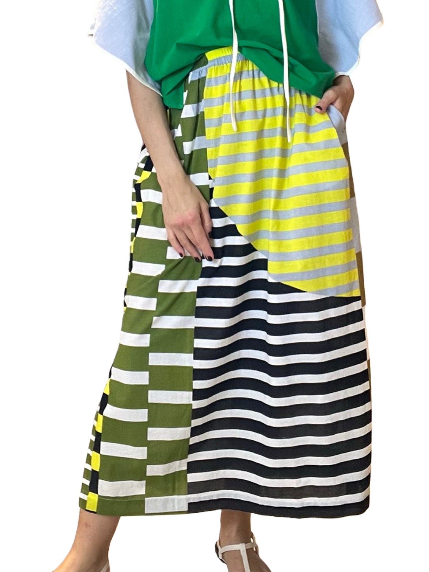 Falda Mapoésie Rayas