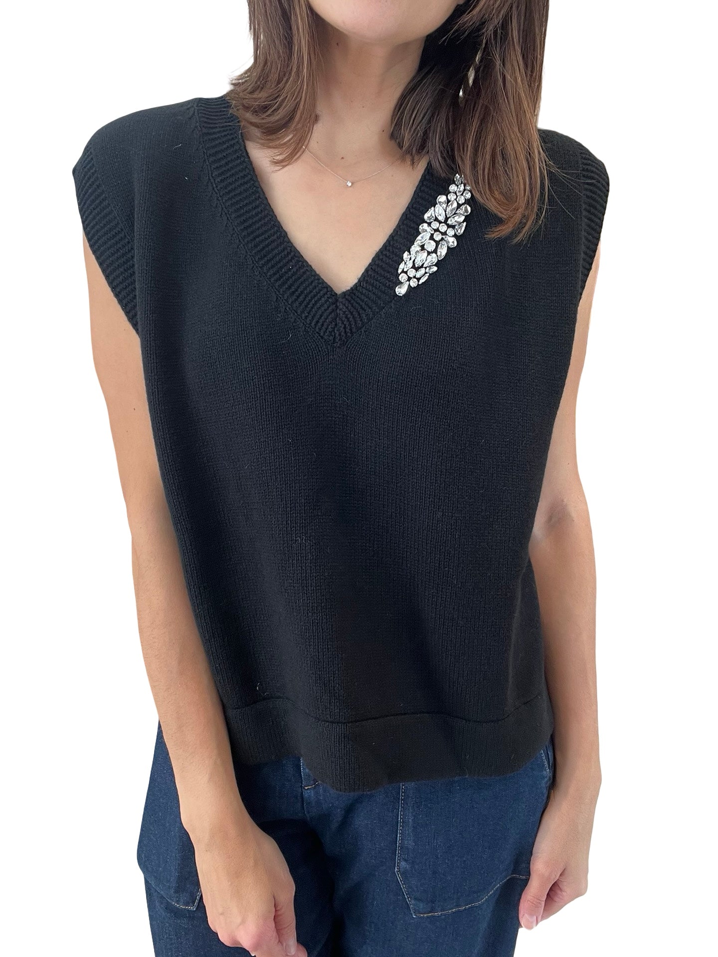 Chaleco Liviana Conti Punto Broche