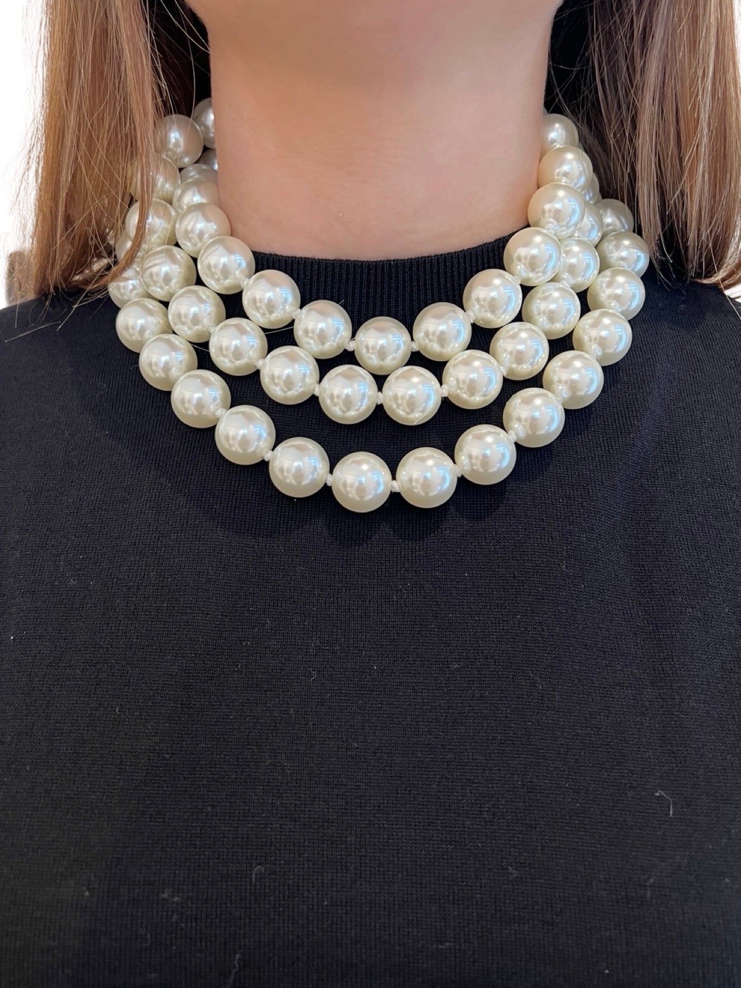 Collar Fabrizio Marcantelli Perlas 3 Tiras