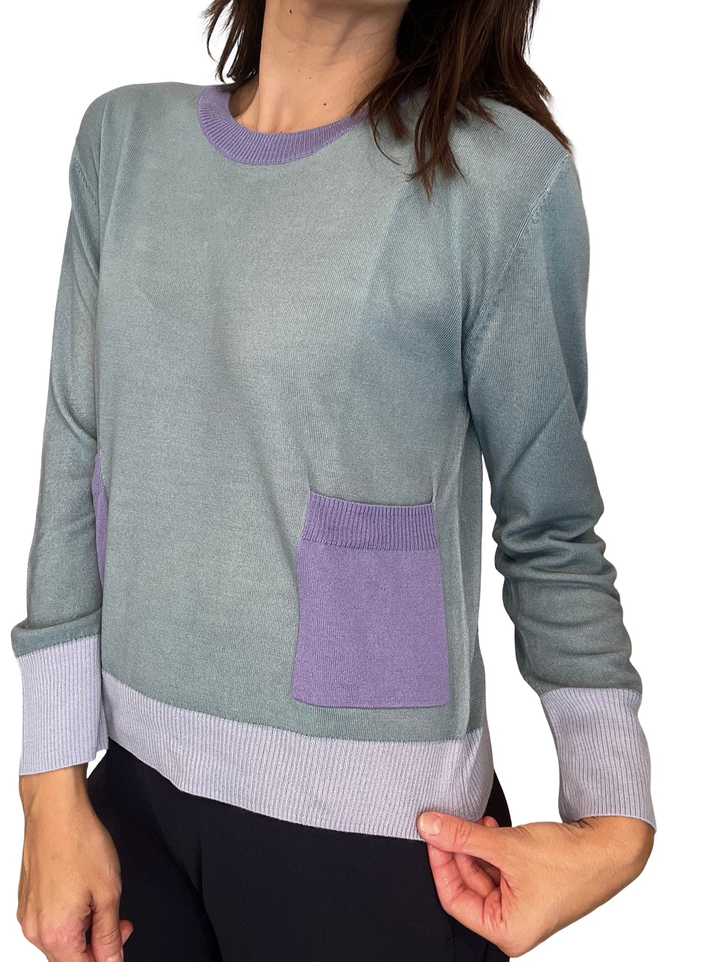 Jersey in Bed with you long sleeve bicolor pockets