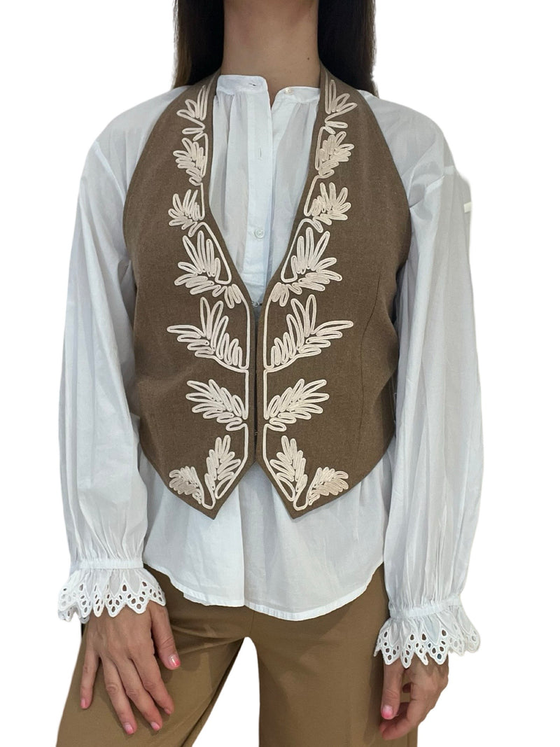 Gilet de broderie Diega