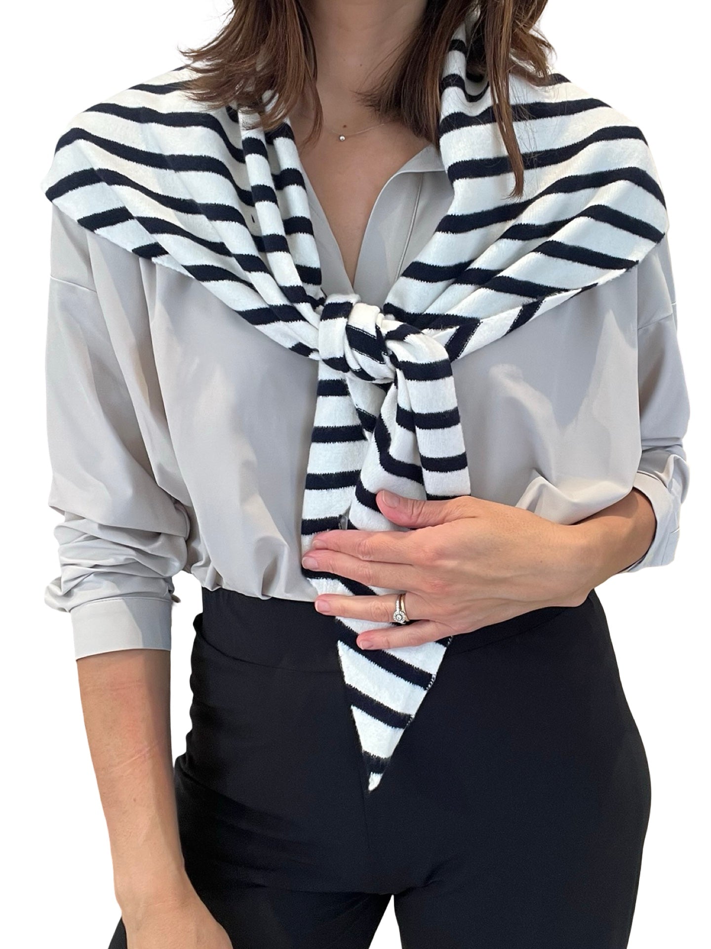 Écharpe rayée Penn&Ink