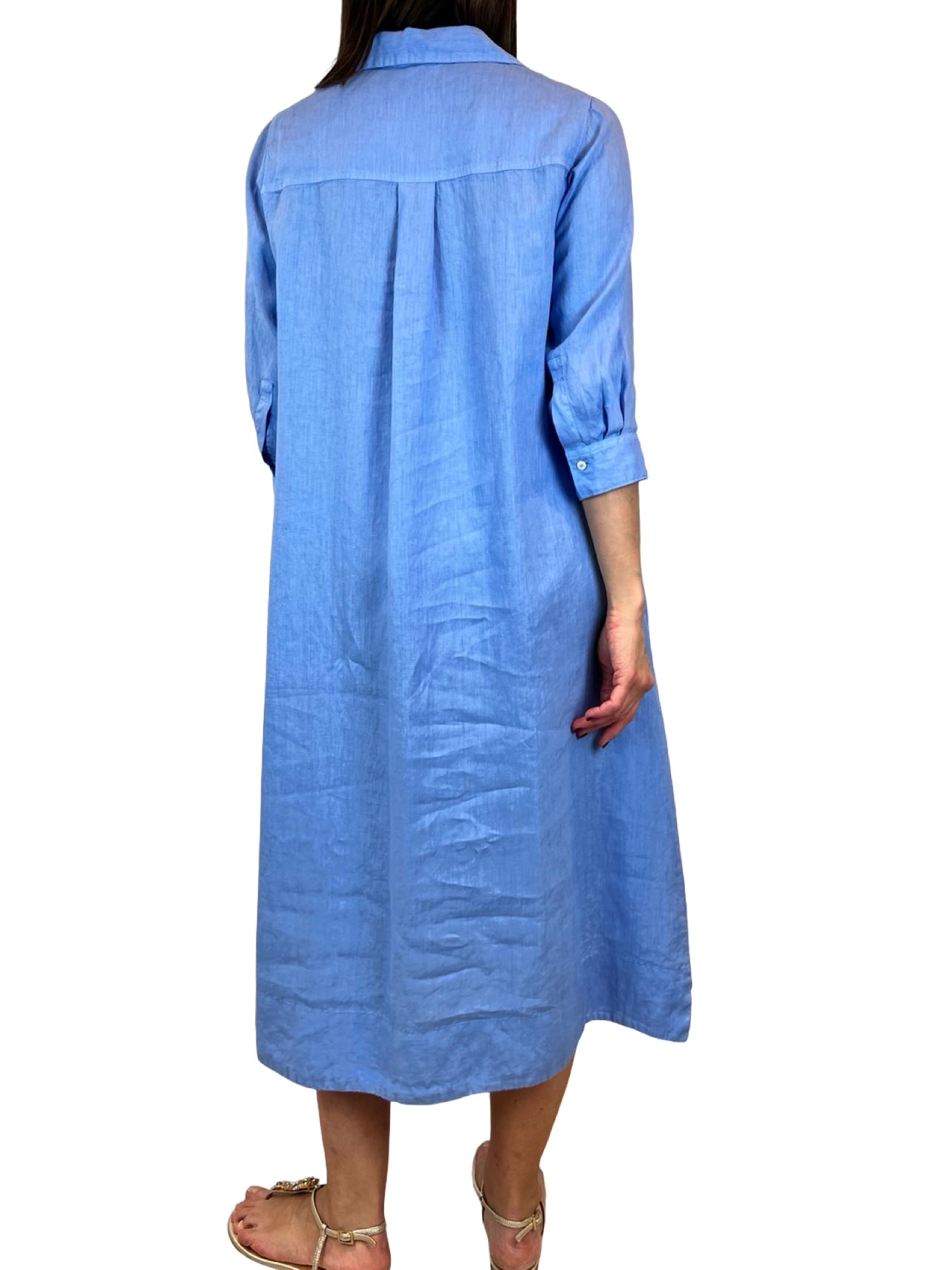 Vestido Rosso 35 Camisero Manga Francesa