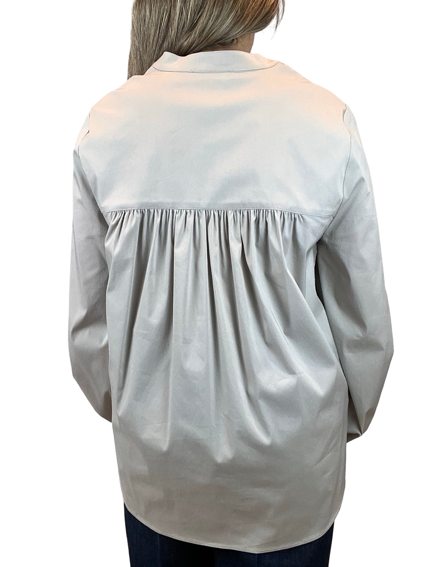 Adele Mao Gathered Sleeve Shirt