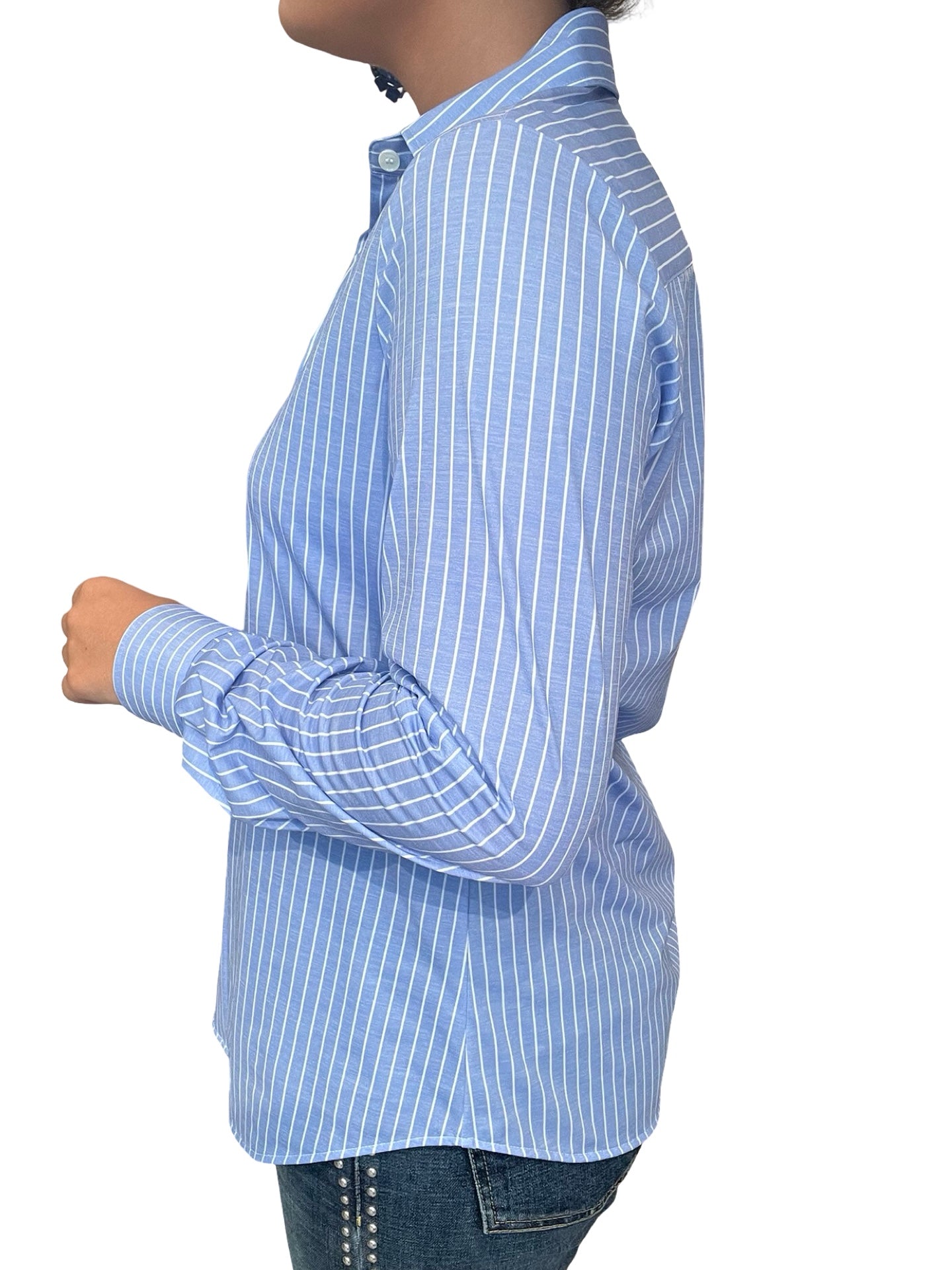 Striped Techno Academy Shirt