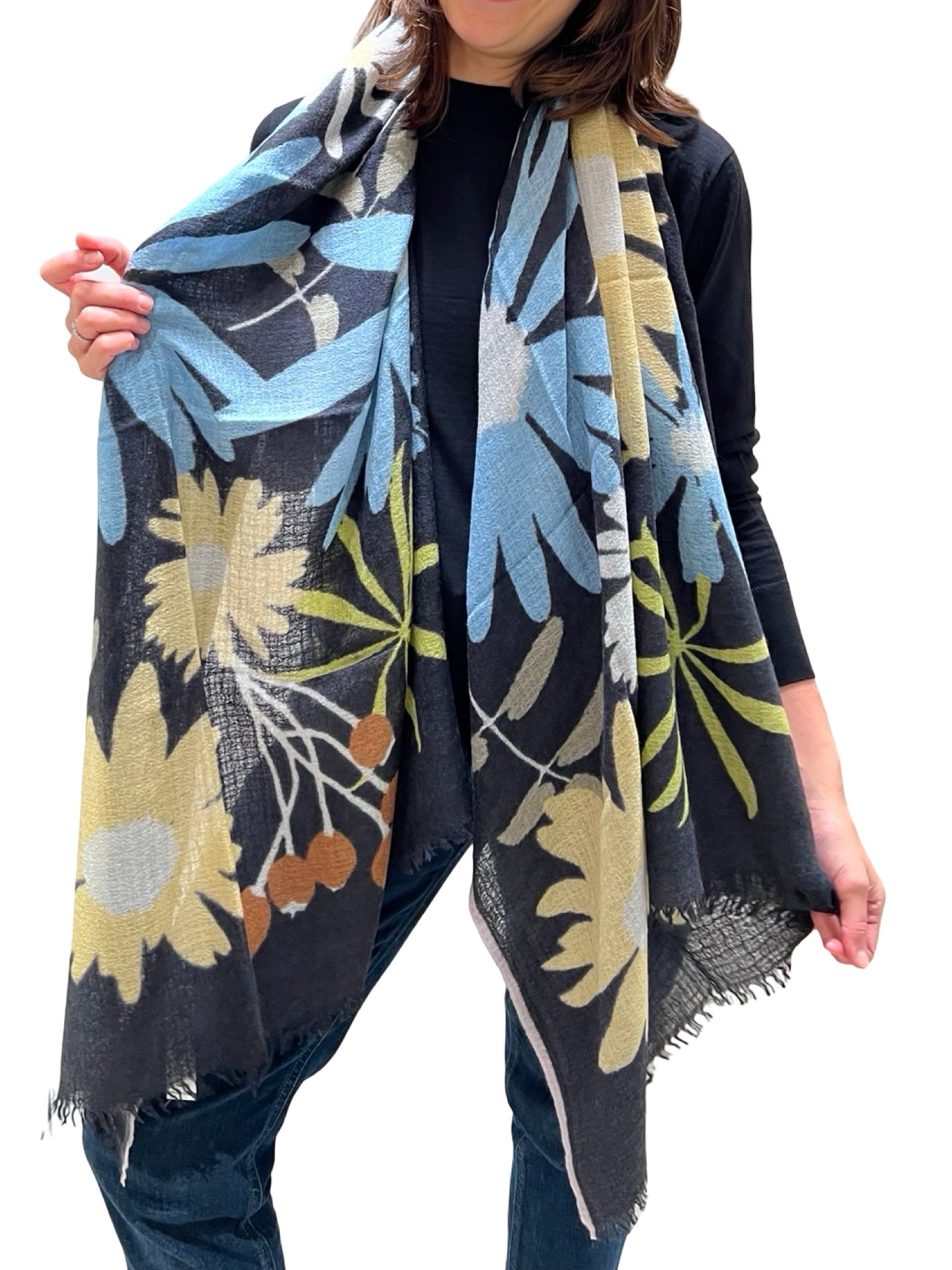 Bufanda Épice Estampado Flores Grandes