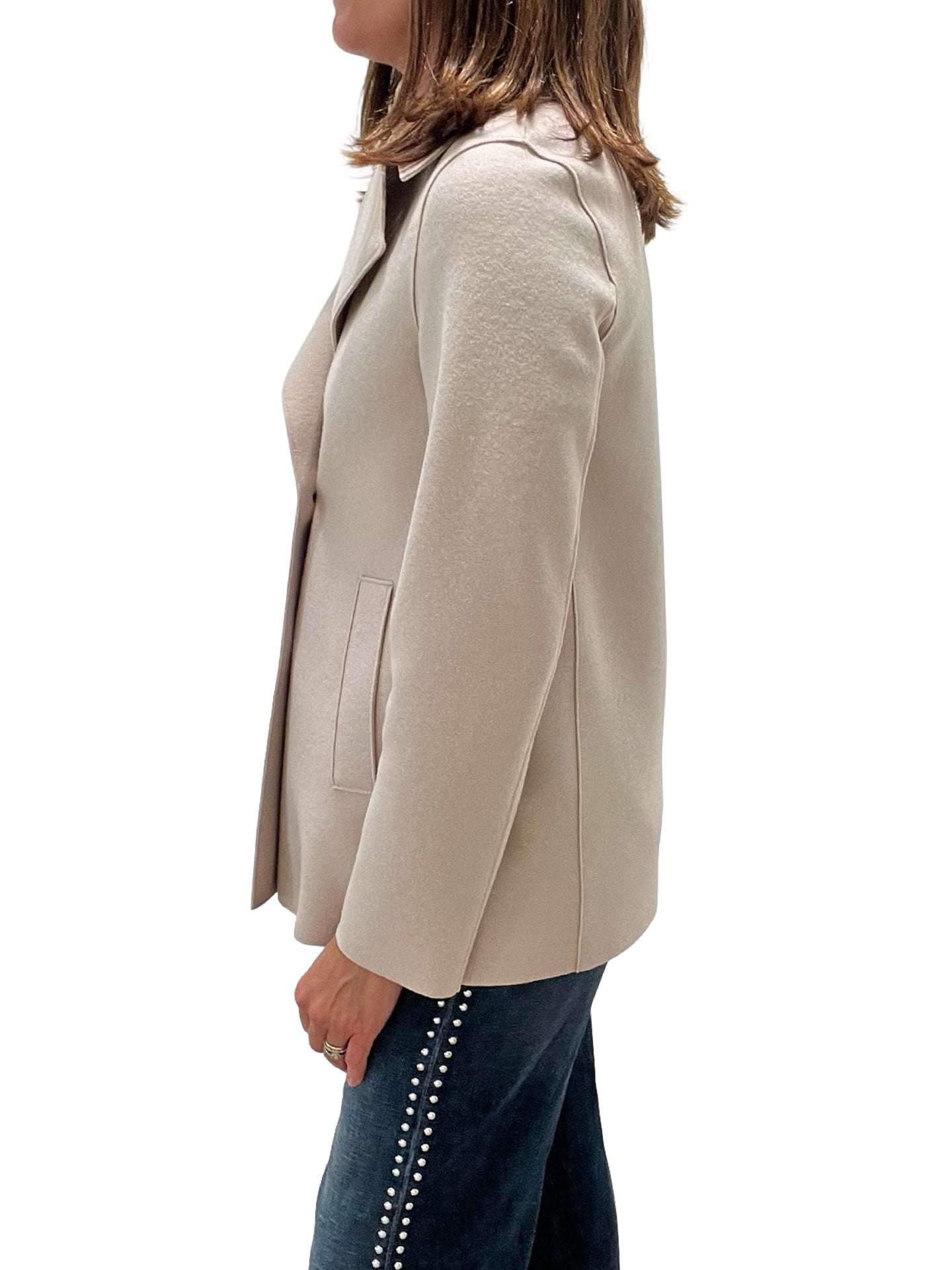 Chaqueton Cruzado Harris Wharf London Crudo