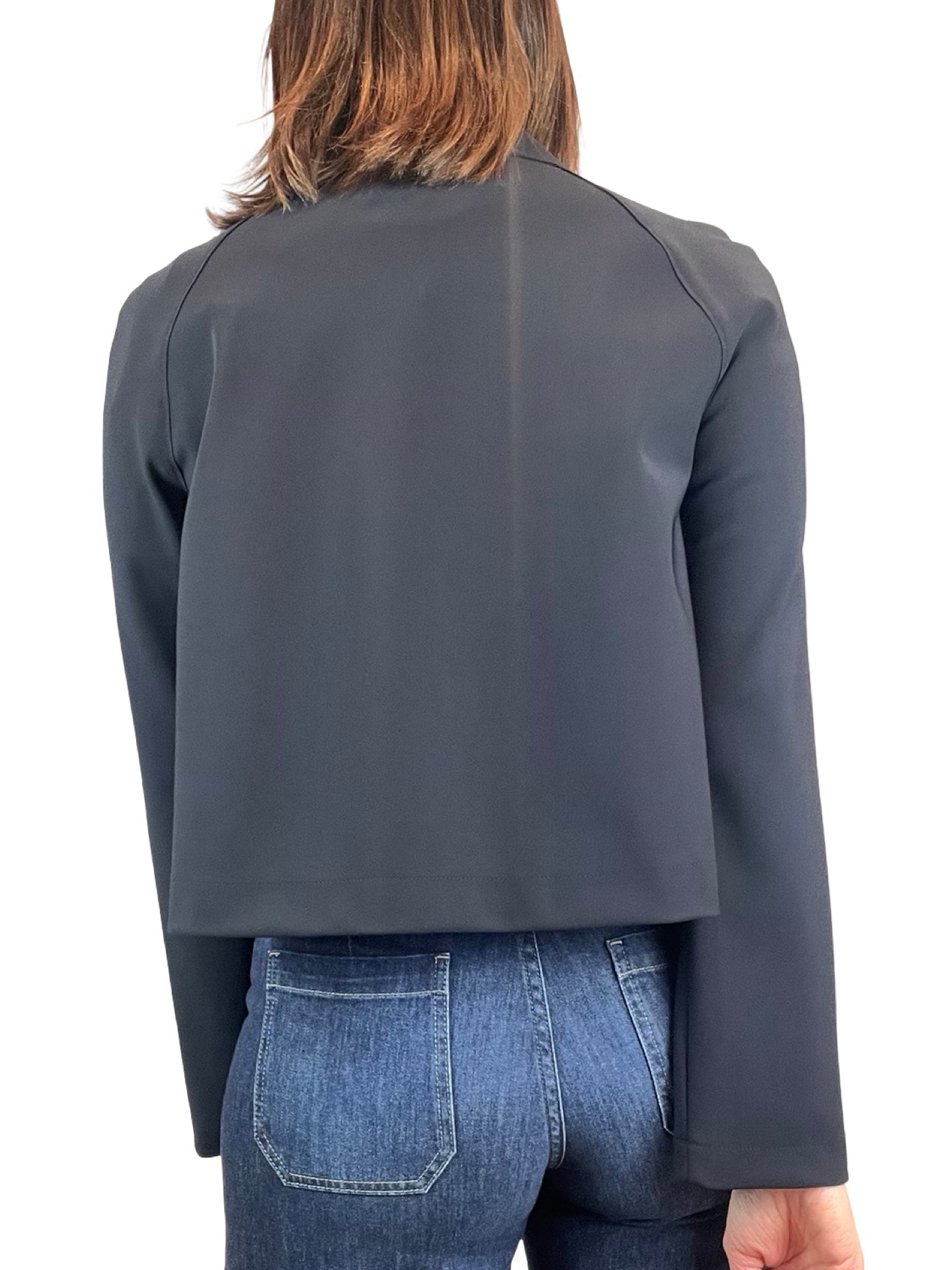 Cazadora Harris Warf London Cropped Raglan Negro