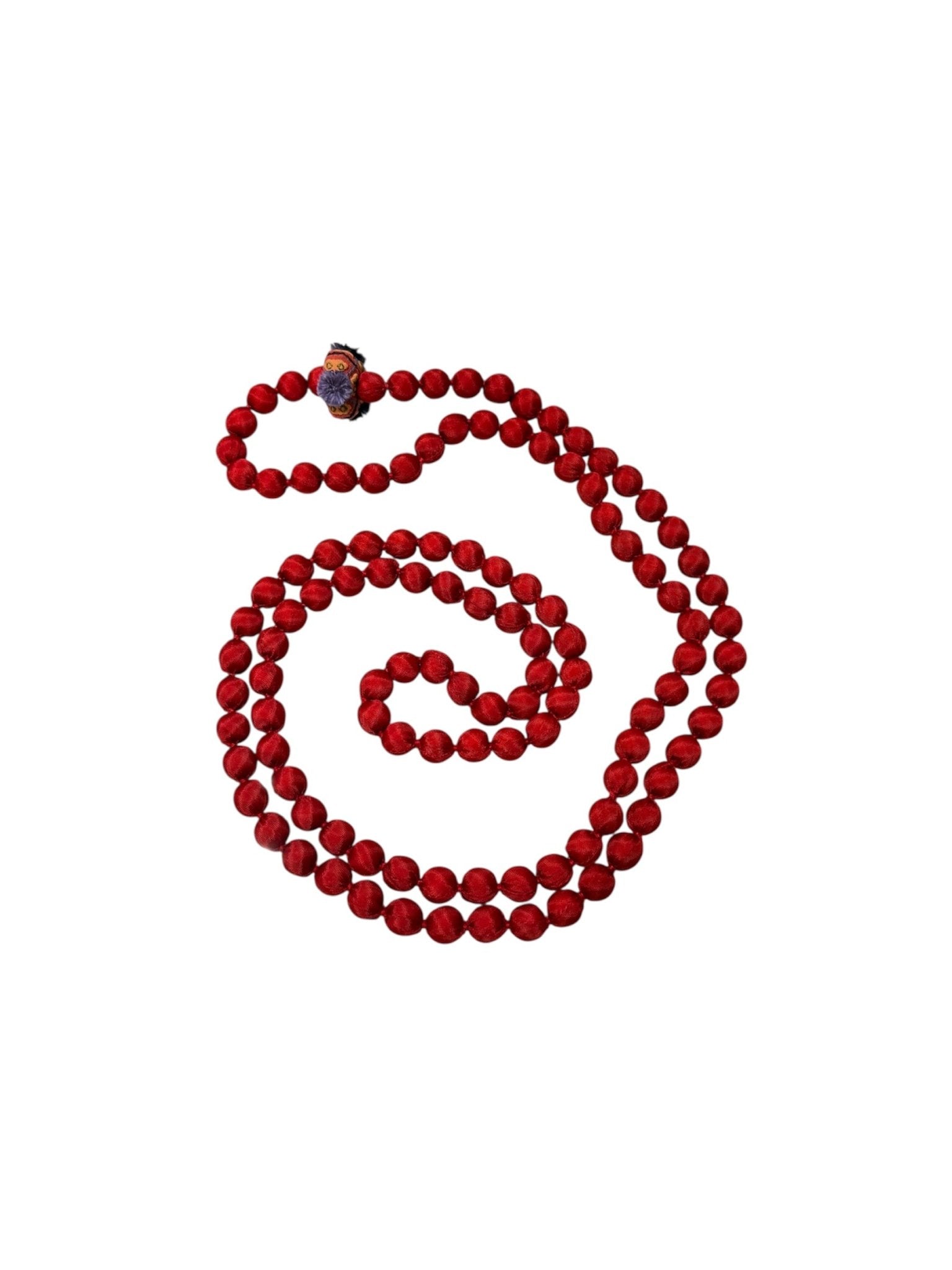 Collana Il Baco Da Seta Piclette rosse NHDI