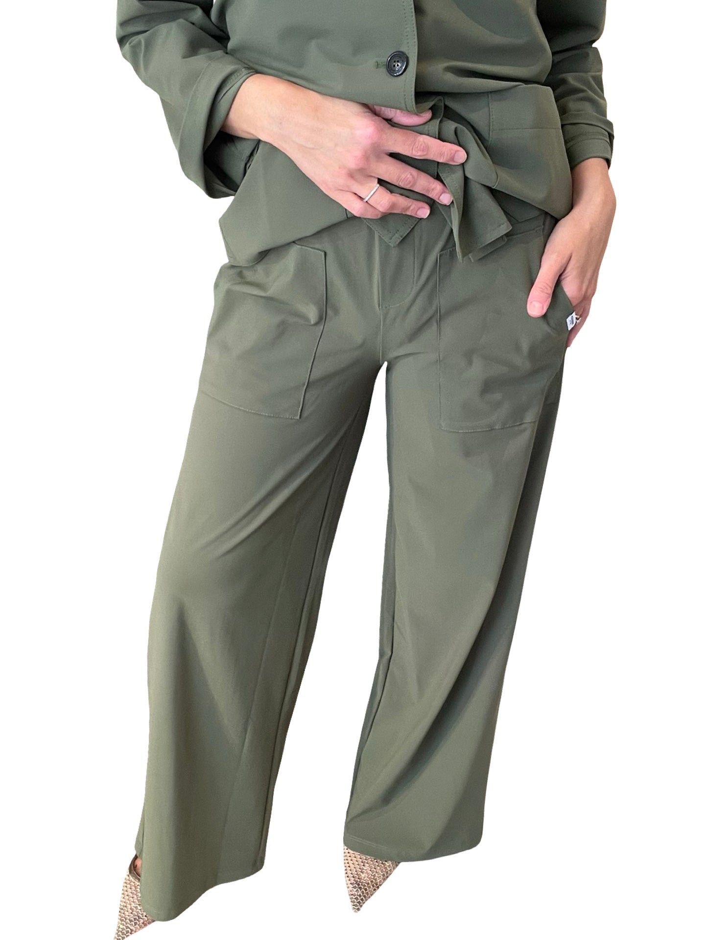 Penn&Ink Pants with Tie at the Waist