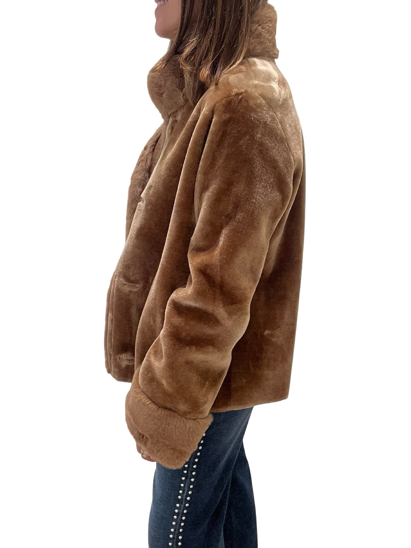 Chaqueta VLab Doble Face Camel