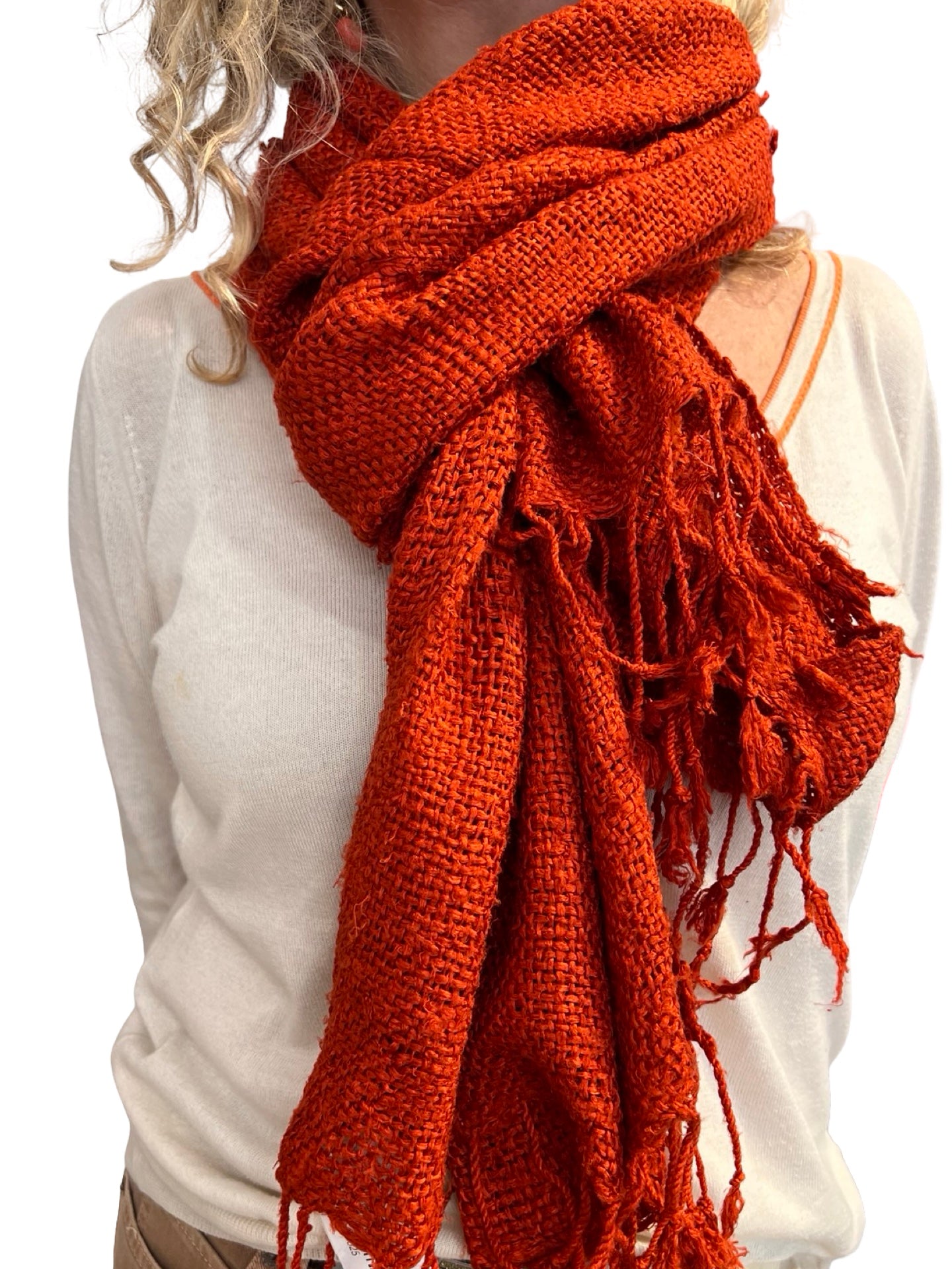 Scarf Il Baco Da Seta Tile Silk