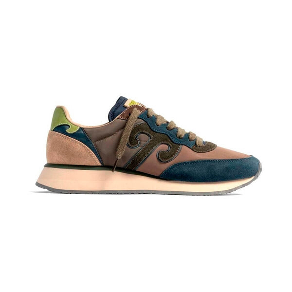 Sneaker Wushu Master Brown Blue