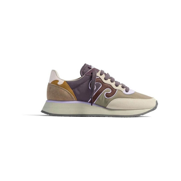 Sneaker wushu maître beige violet