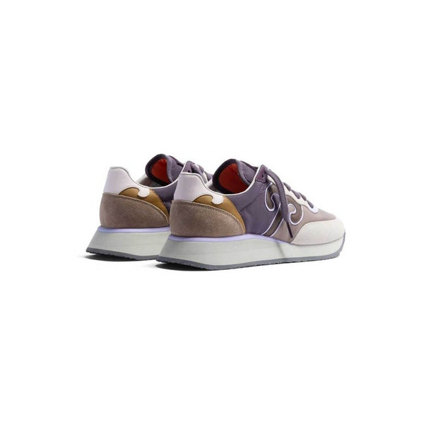 Sneaker wushu maître beige violet