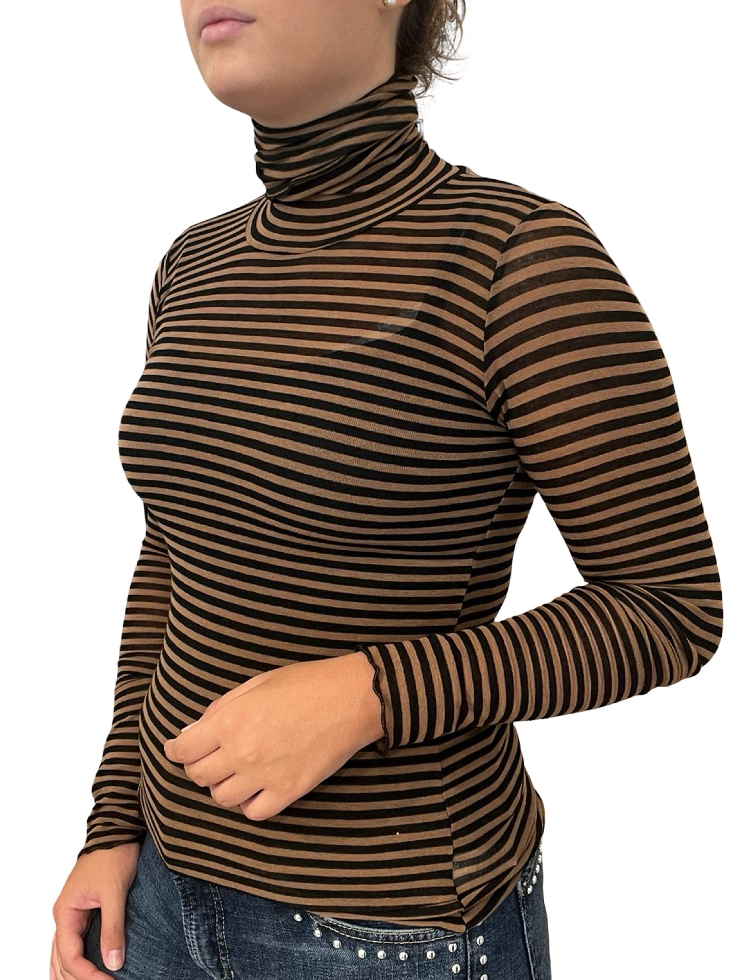 T-shirt cygne rayé Byu