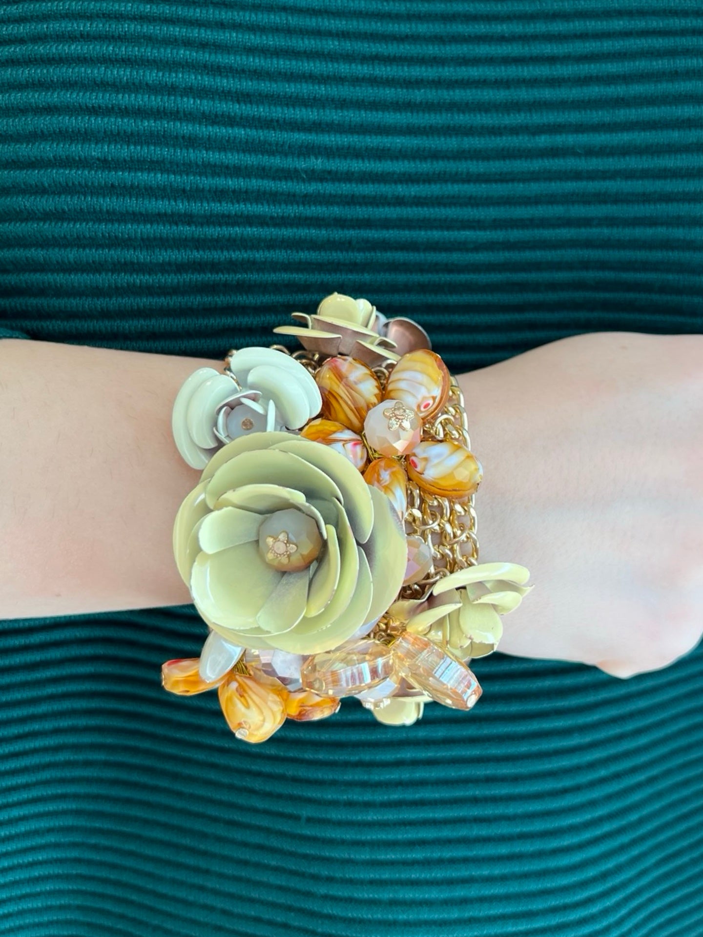 Bracelet Il Baco Da Seta Flower Chain