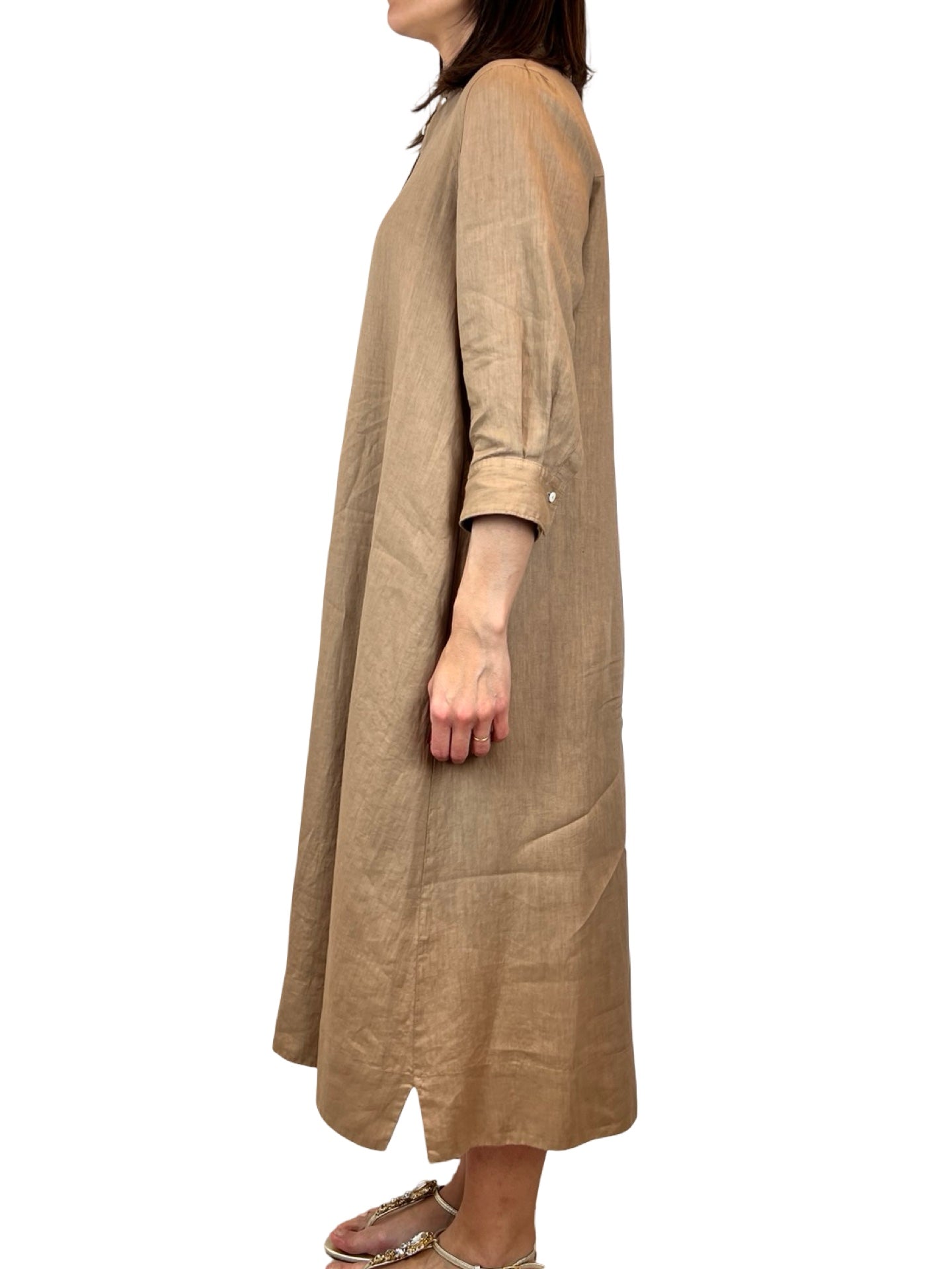 Vestido Rosso 35 Camisero Manga Francesa