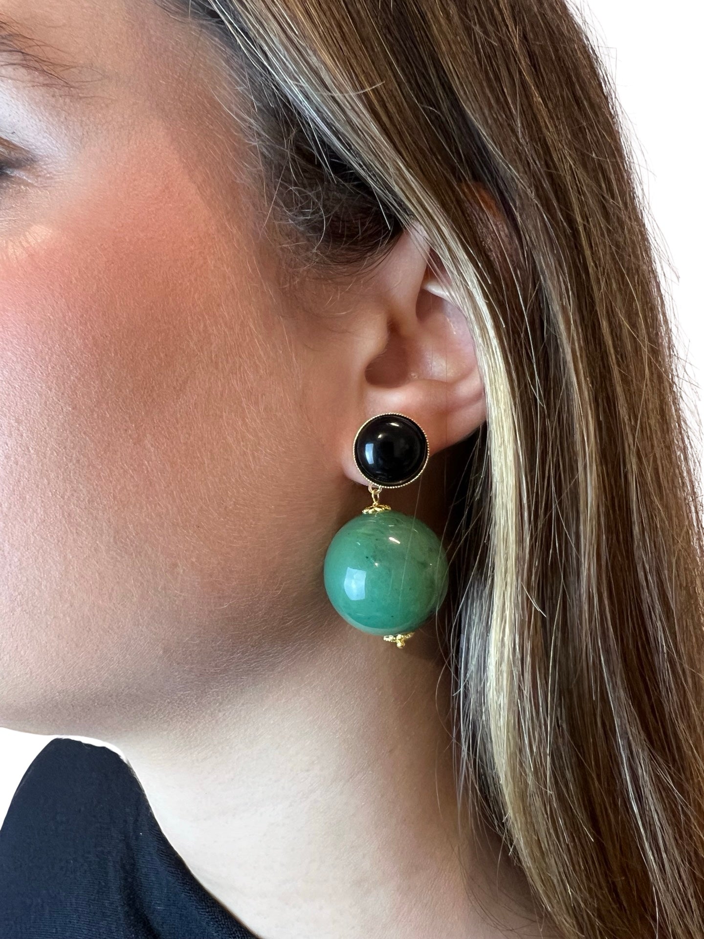 Pendientes Fabrizio Marcantelli Bola Verde