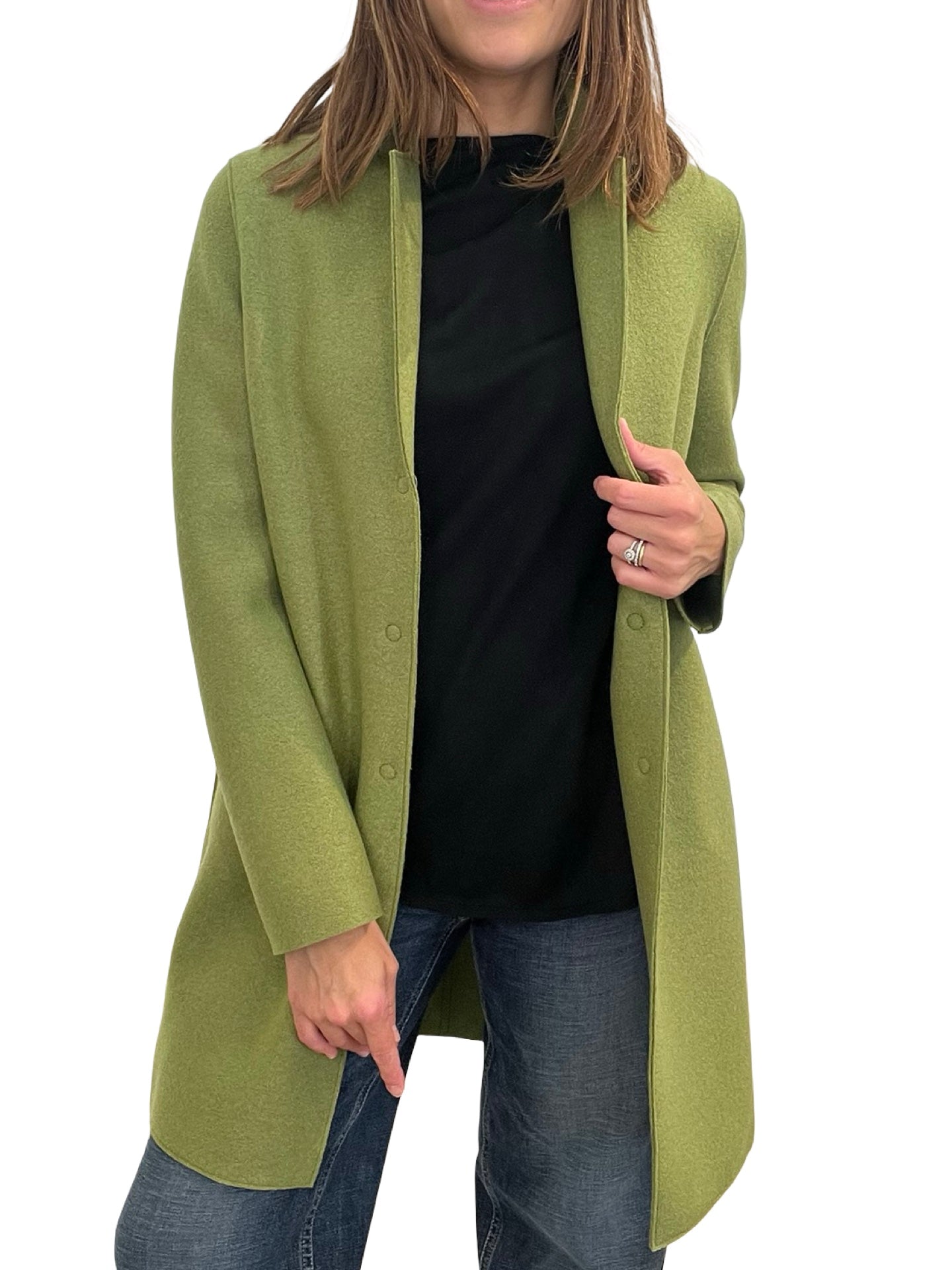 Cappotto stirato Harris Wharf London Verde