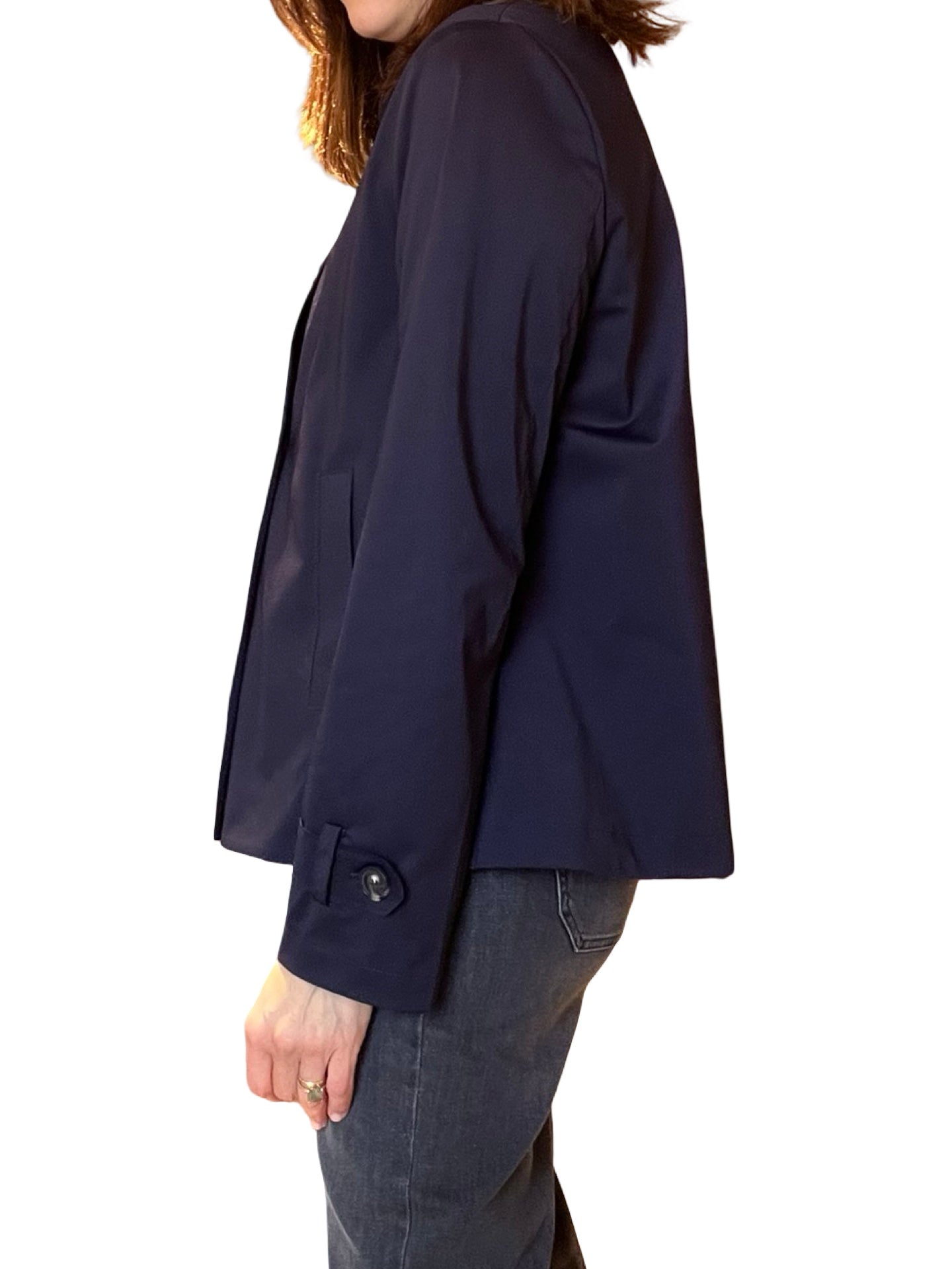 Harris Wharf London Trench Tecnica Navy Jacket