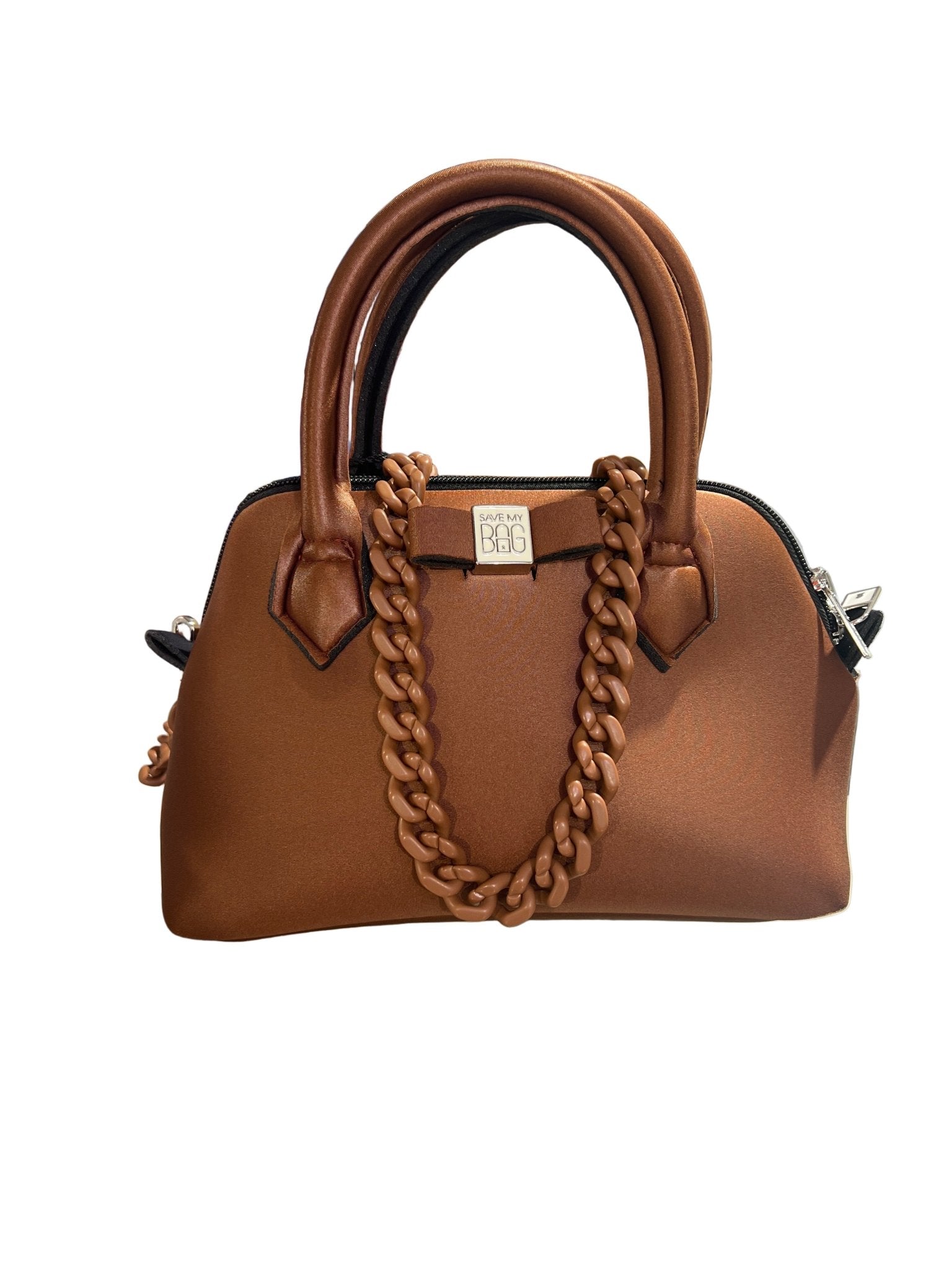 Save My Bag Princess Mini Metalic Cognac Bag