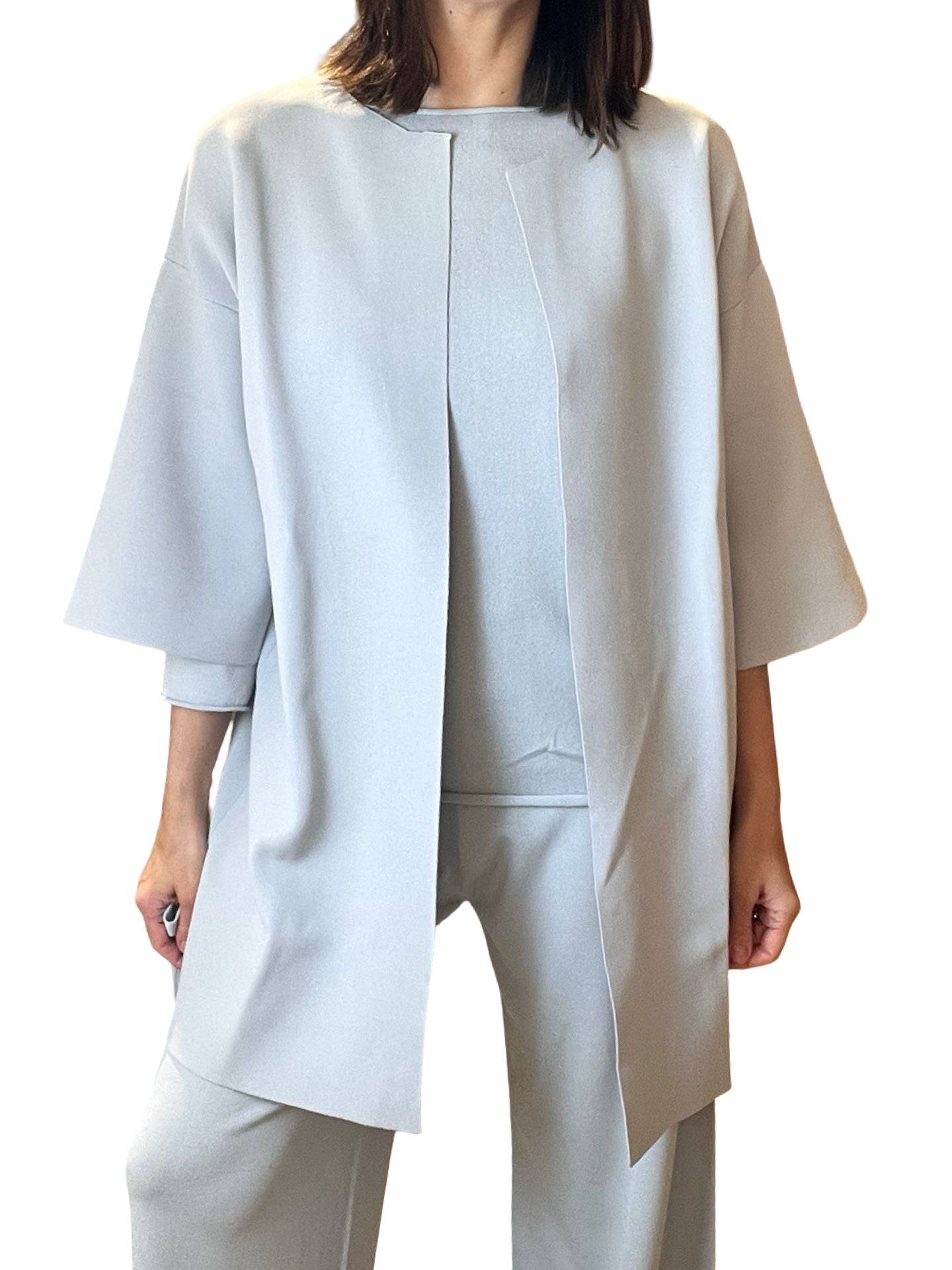 Cardigan Liviana Conti Punto Largo Cintuón