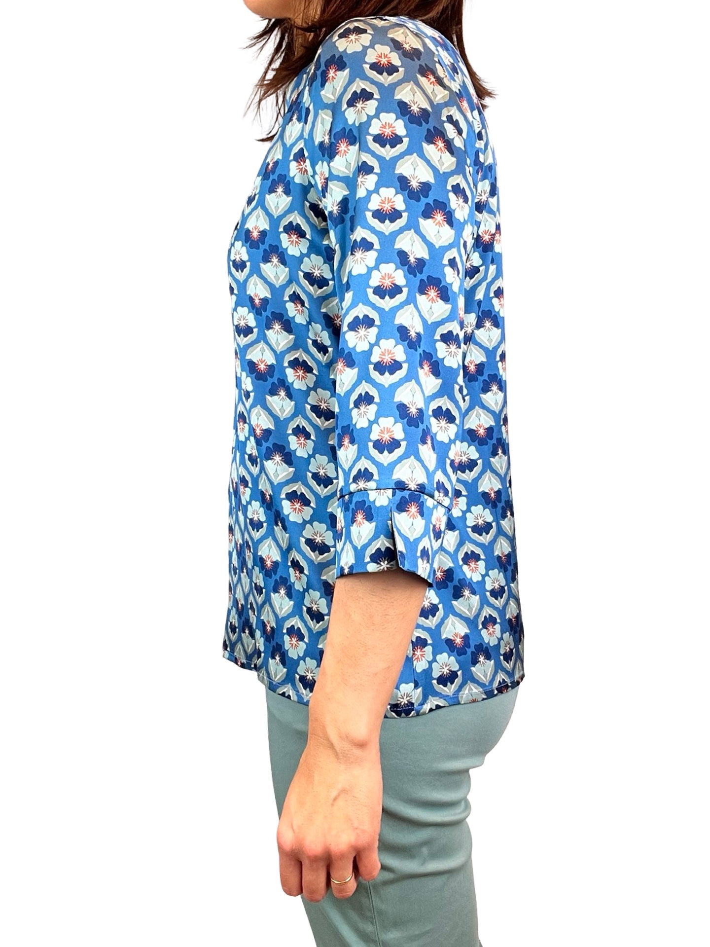 Blusa Monika Varga Margaritas Azul