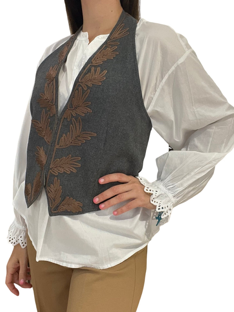 Diega Embroidered Vest