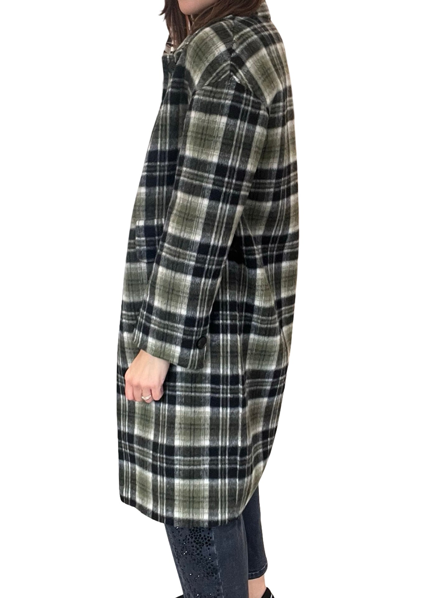 Abrigo VLab Cuadros Largo