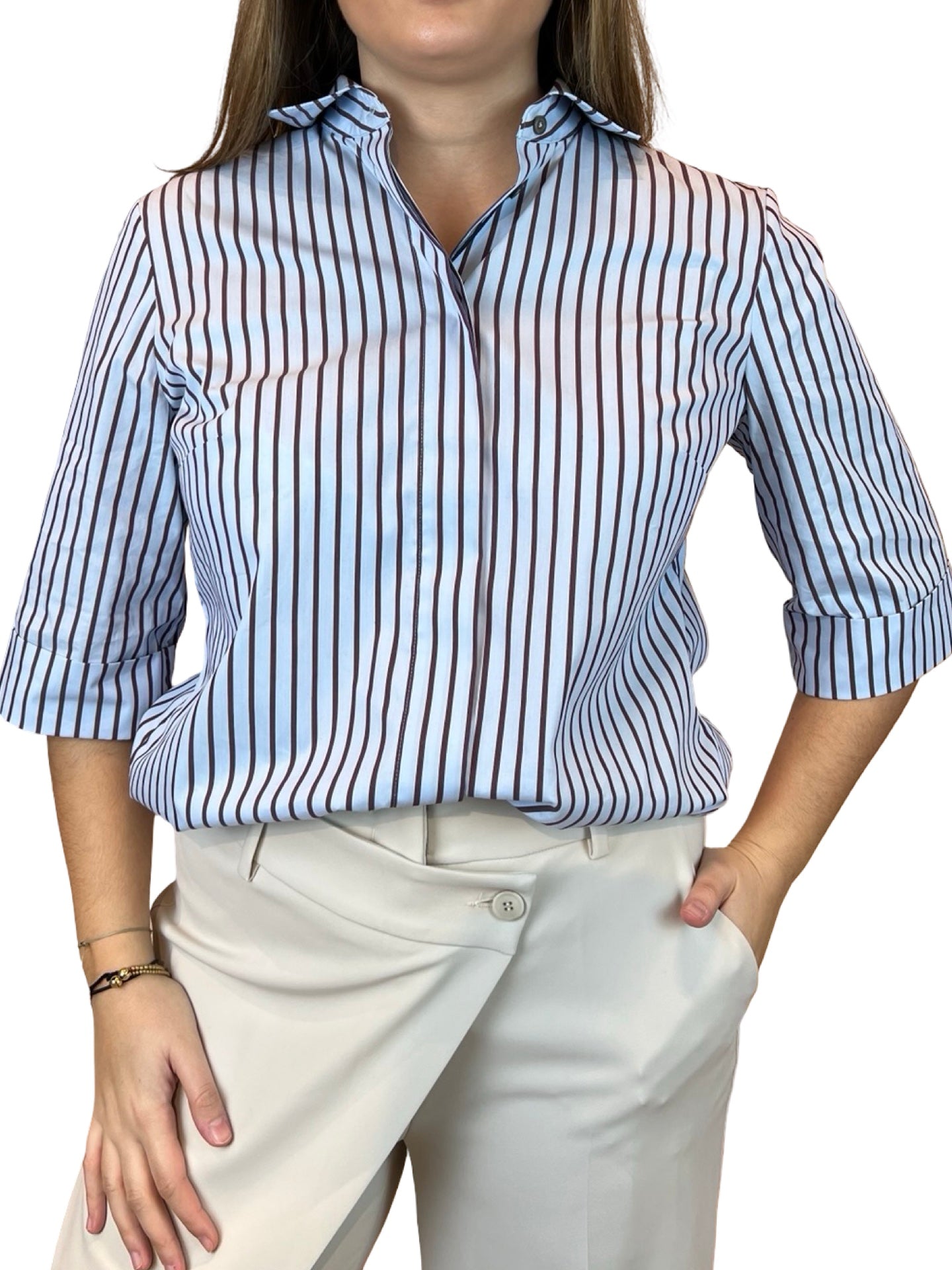 Camisa Camicetta Snob Rayas