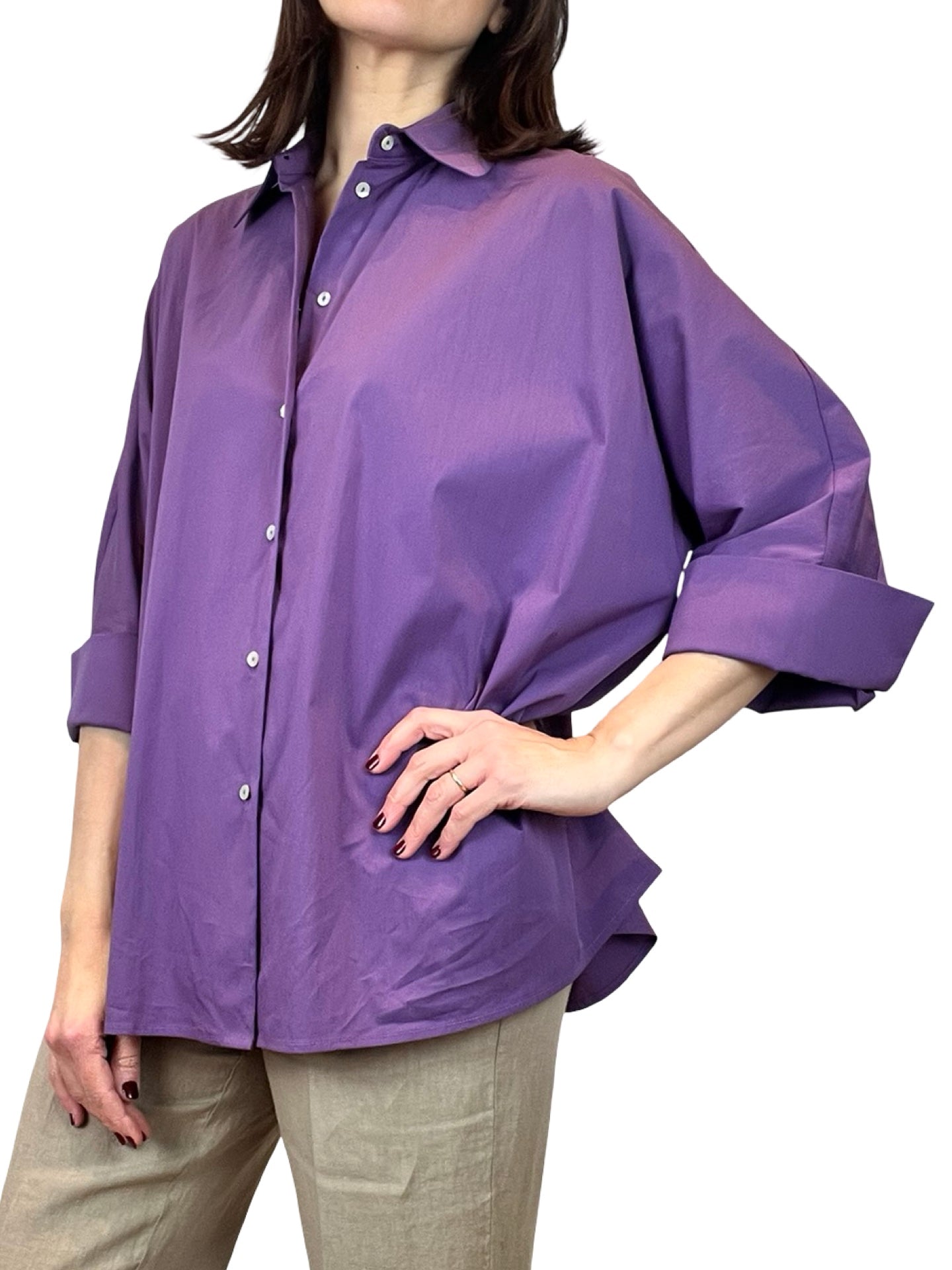 Adele French Sleeve Shirt Back