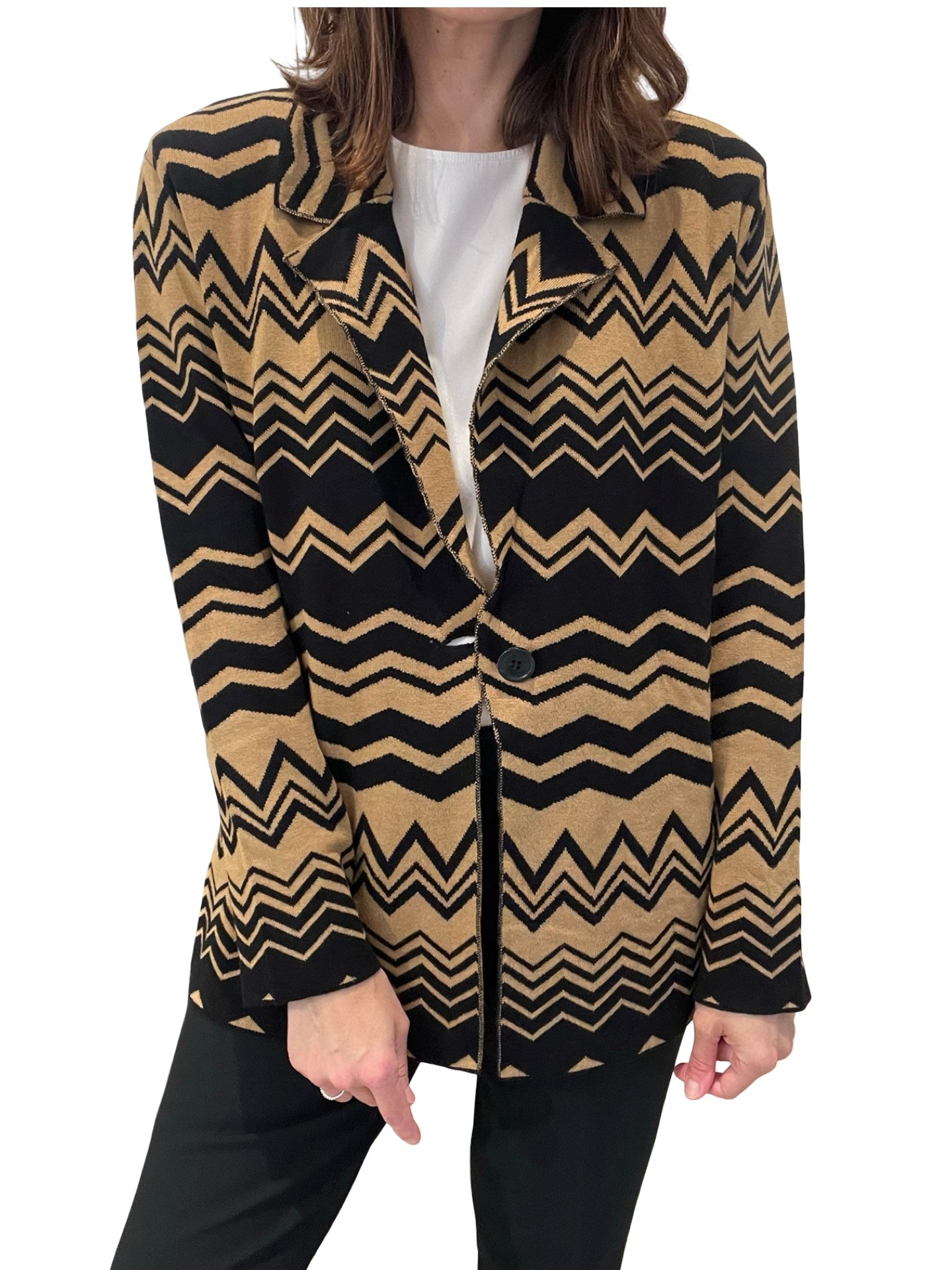 Blazer Akep Punto Estampada