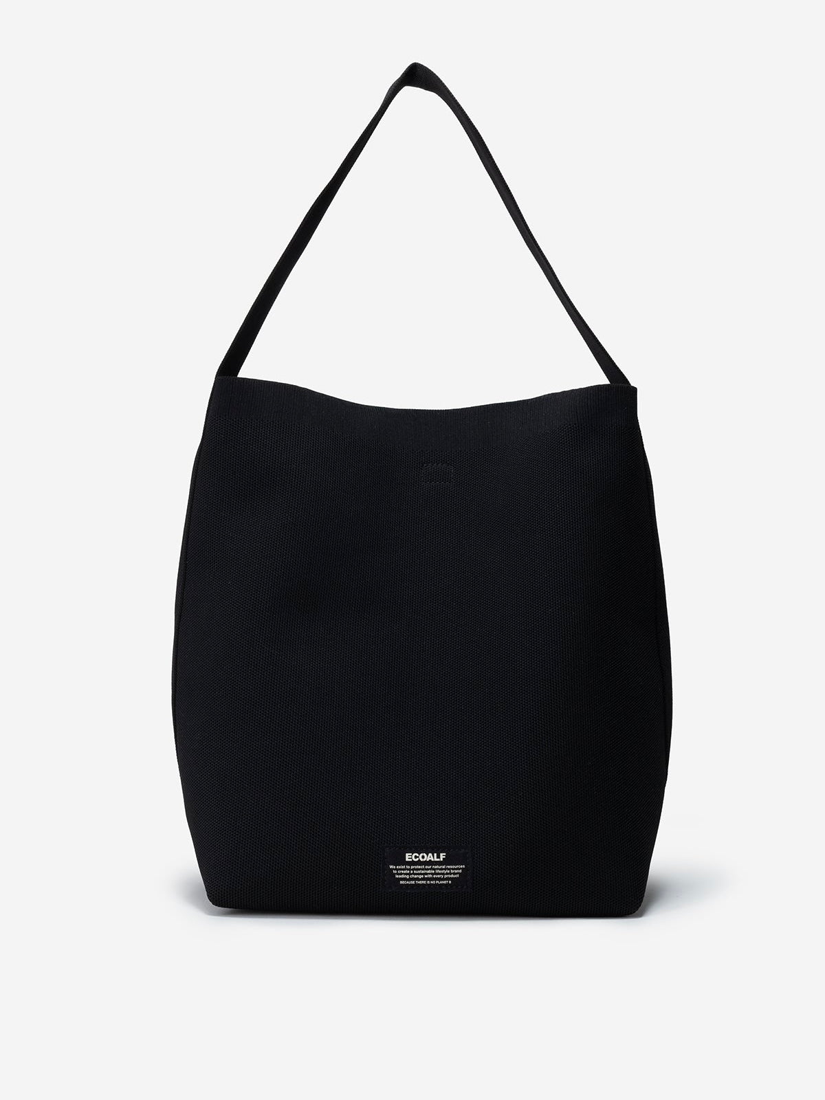 Bolso Ecoalf Marta Tika Plain Bucket Negro