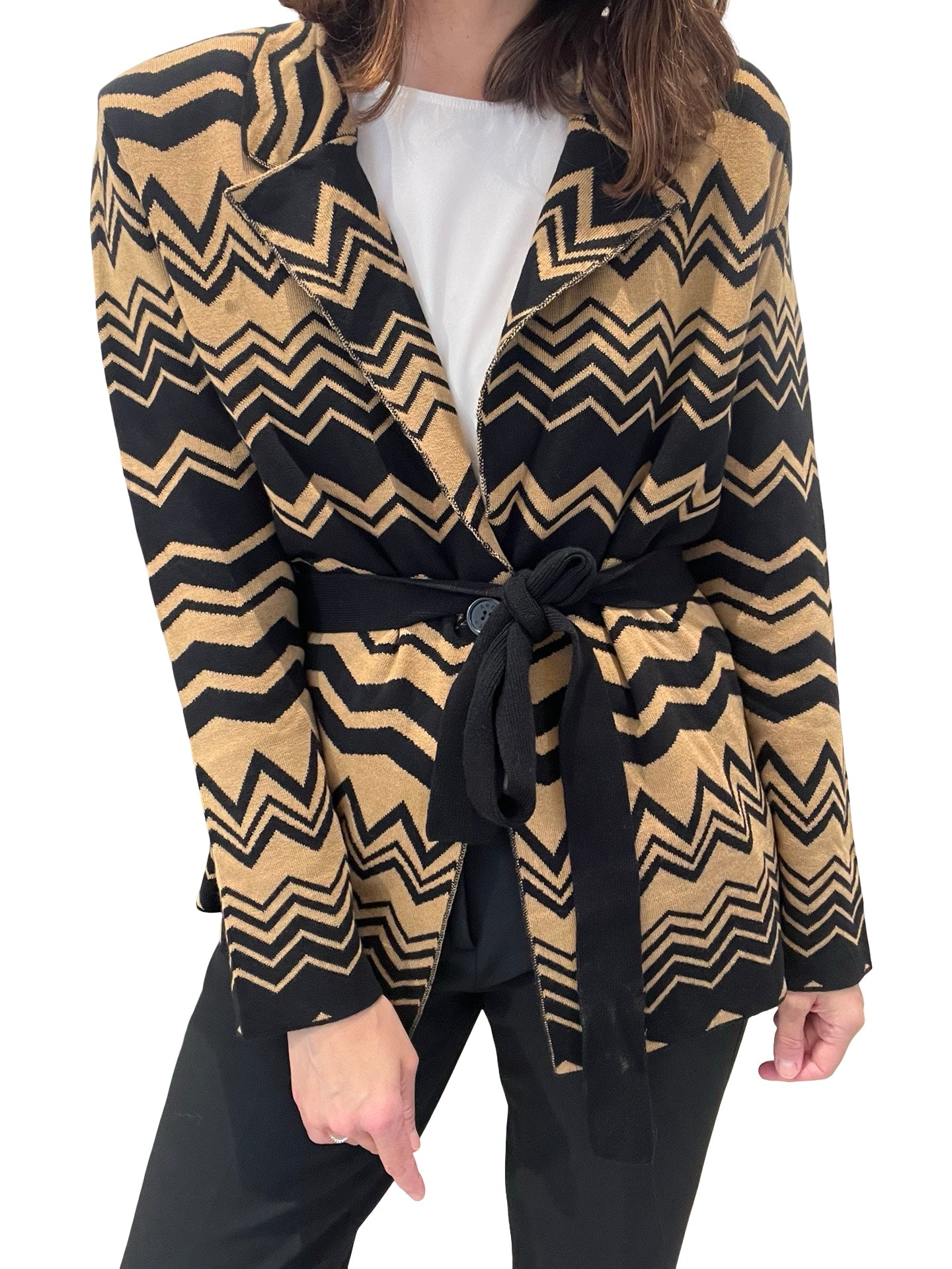 Blazer Akep Punto Estampada