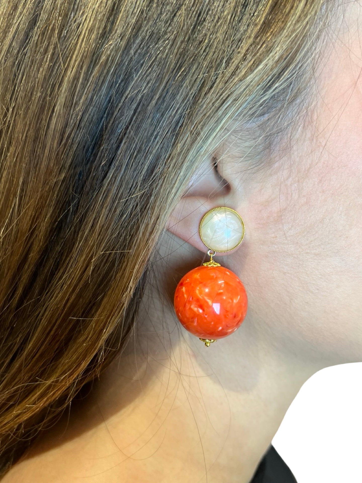 Fabrizio Marcantelli Coral Ball MP Earrings
