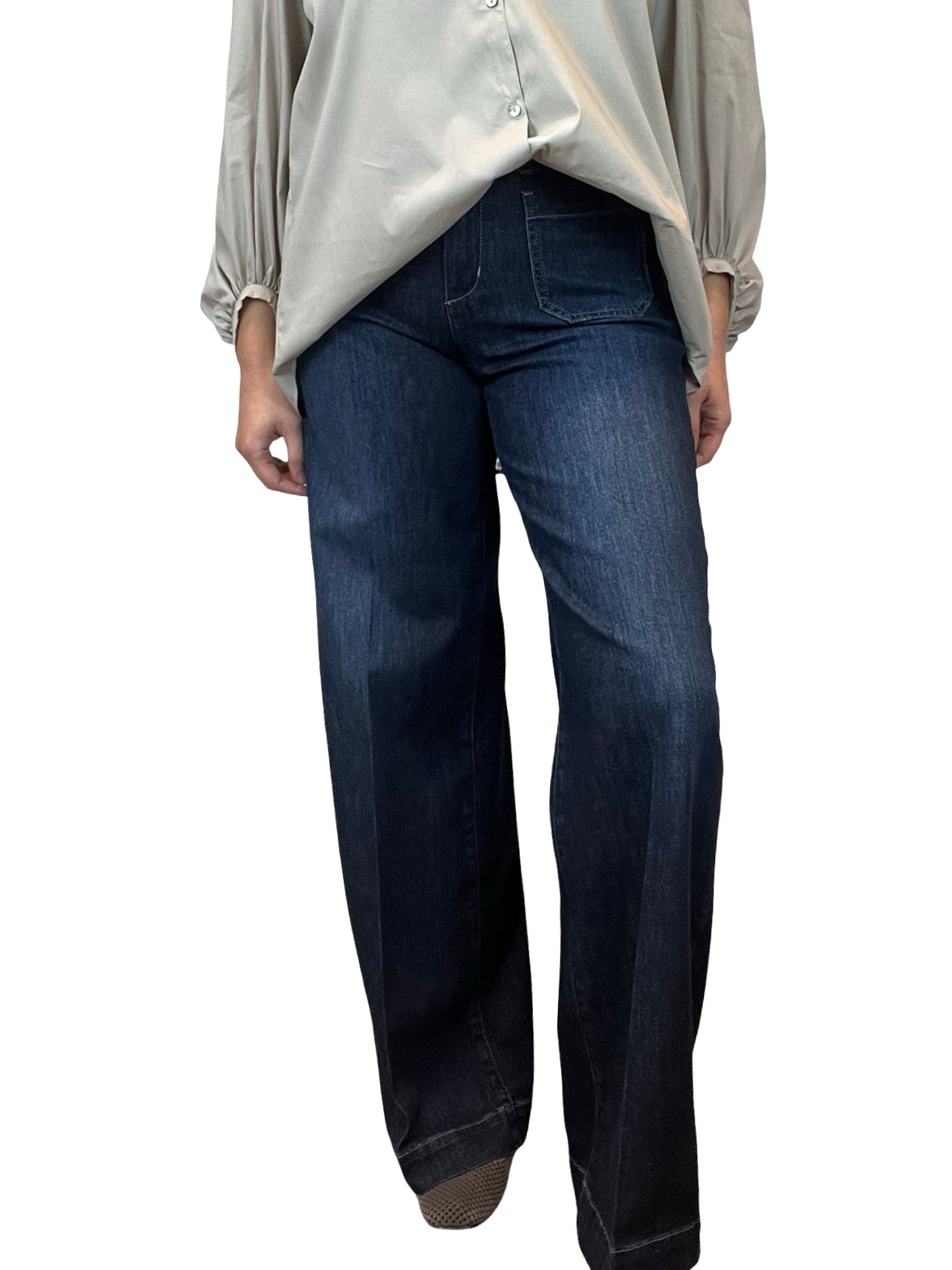 Jeans Cigala's Palazzo 4 Bolsillos