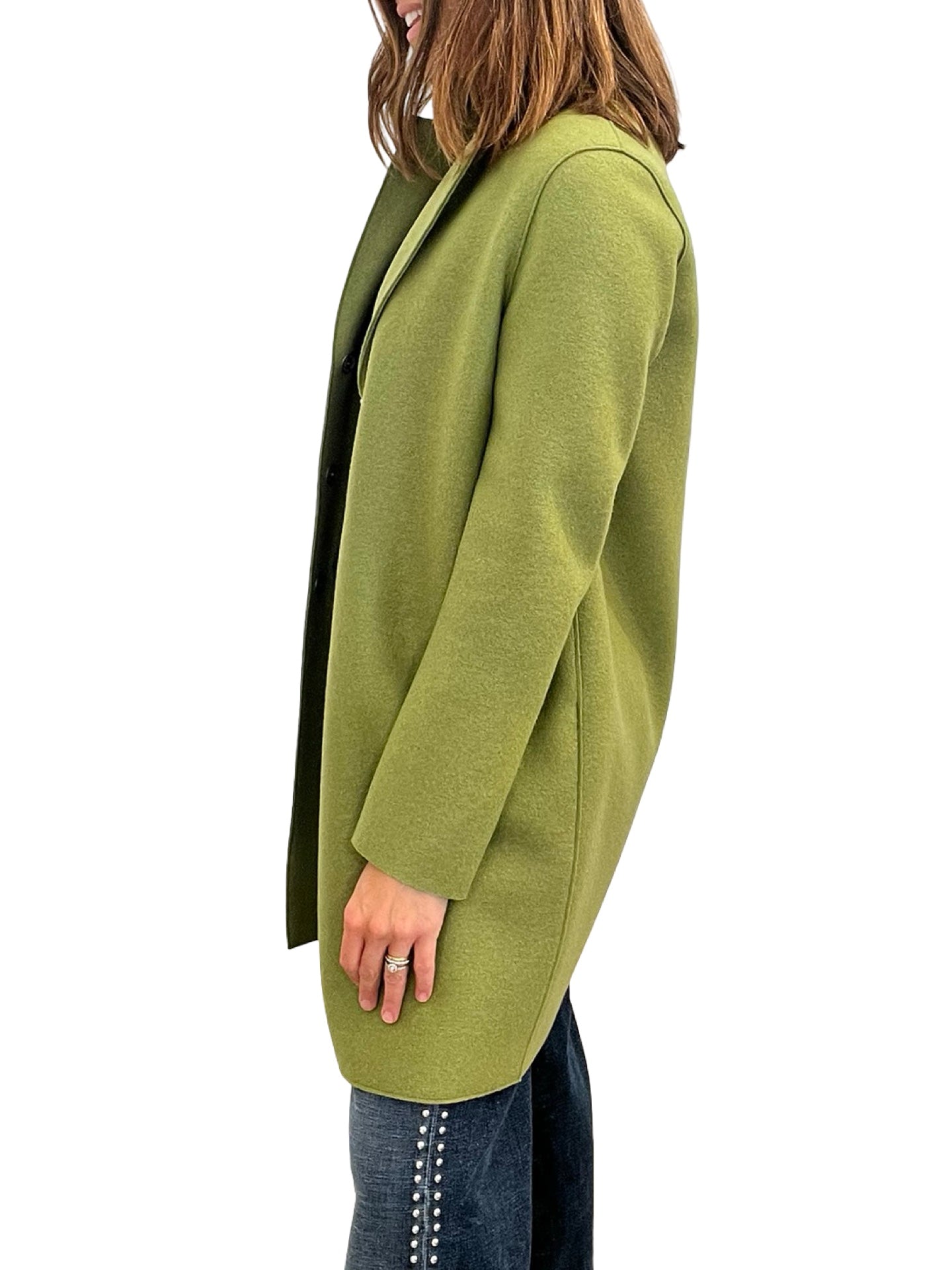 Abrigo Harris Wharf London Pressed Verde