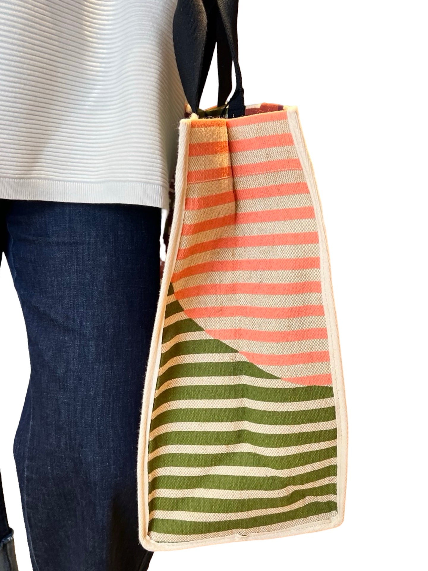 Bolso Mapoésie Yute Rayas