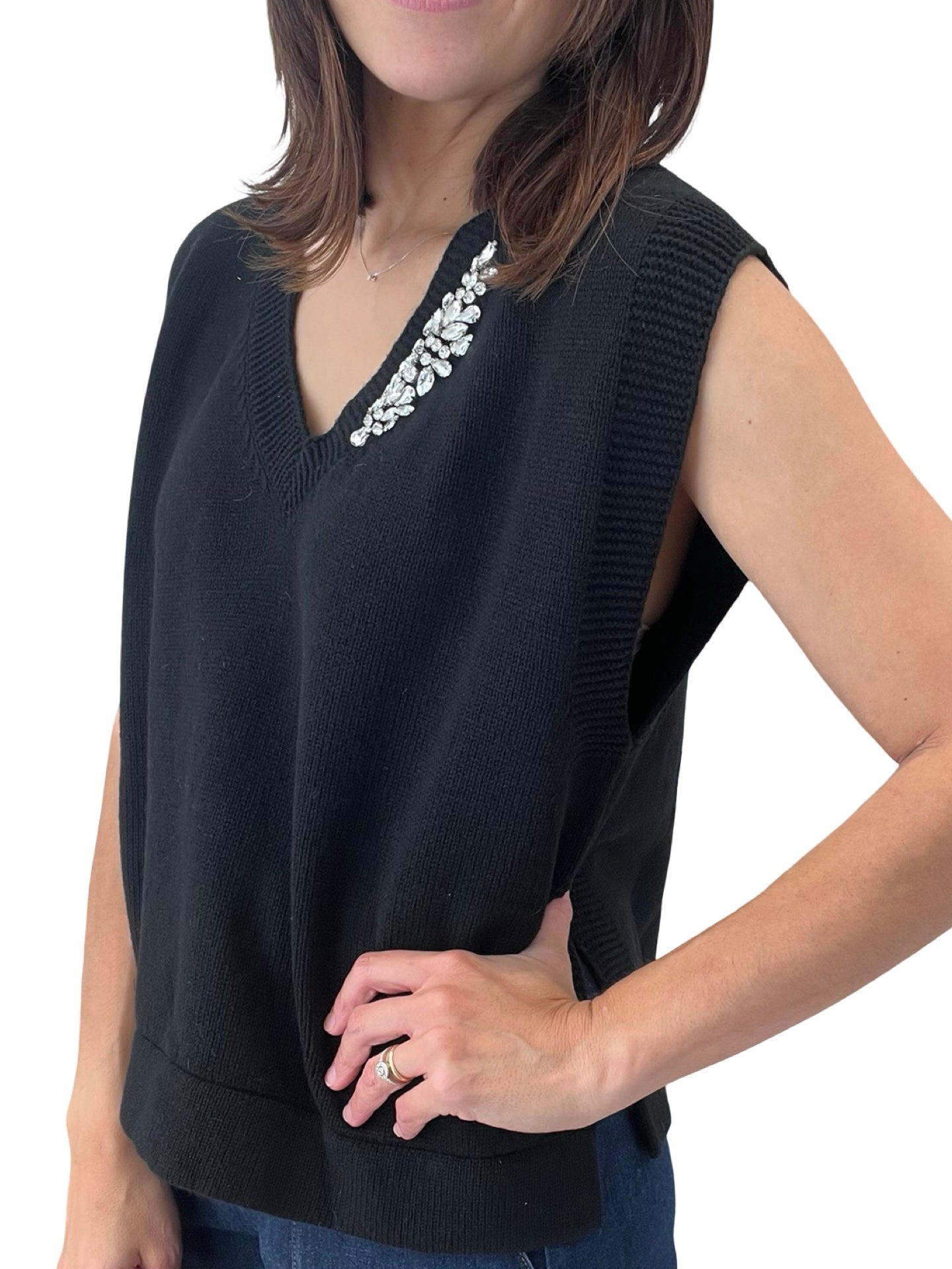 Chaleco Liviana Conti Punto Broche