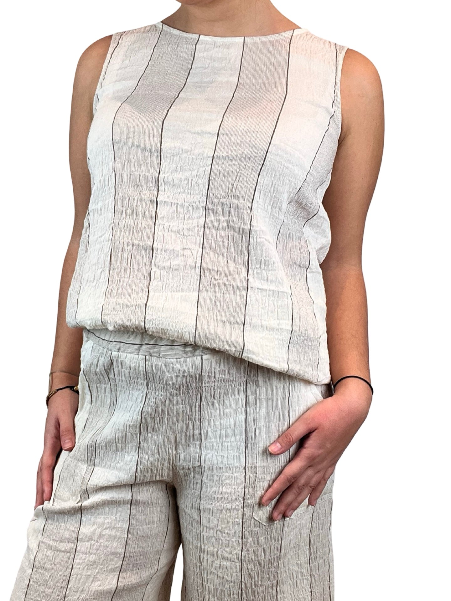 Agoefil Wide Striped Top