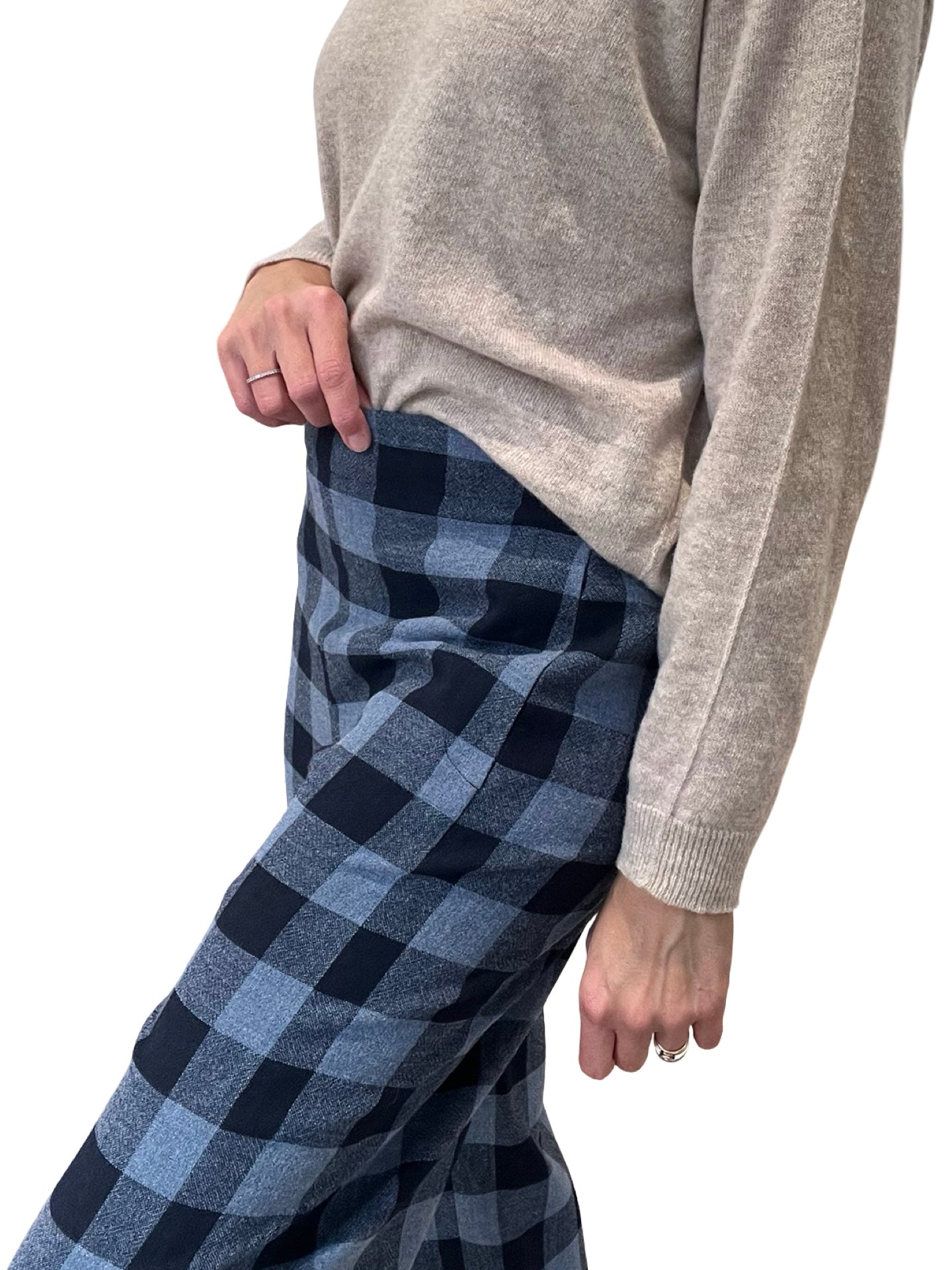 Pantalon Agoefilo Cuadros Ancho