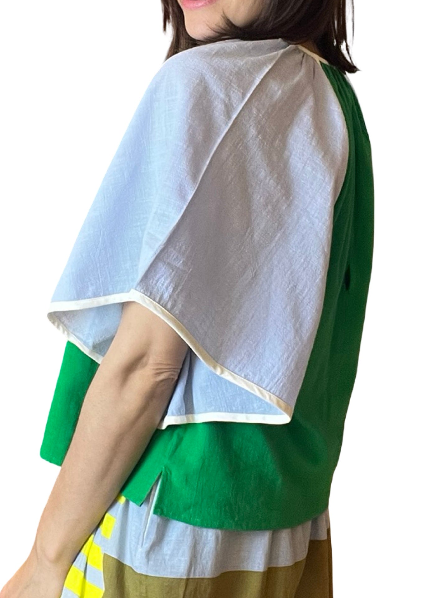 Blusa Mapoésie Lazos Bicolor