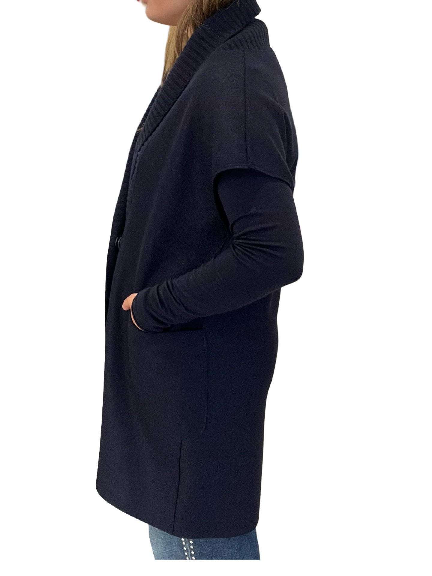 Rosso35 Knitted Collar Vest