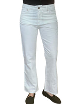 Cigala's Ell Bottom Crop Jeans White