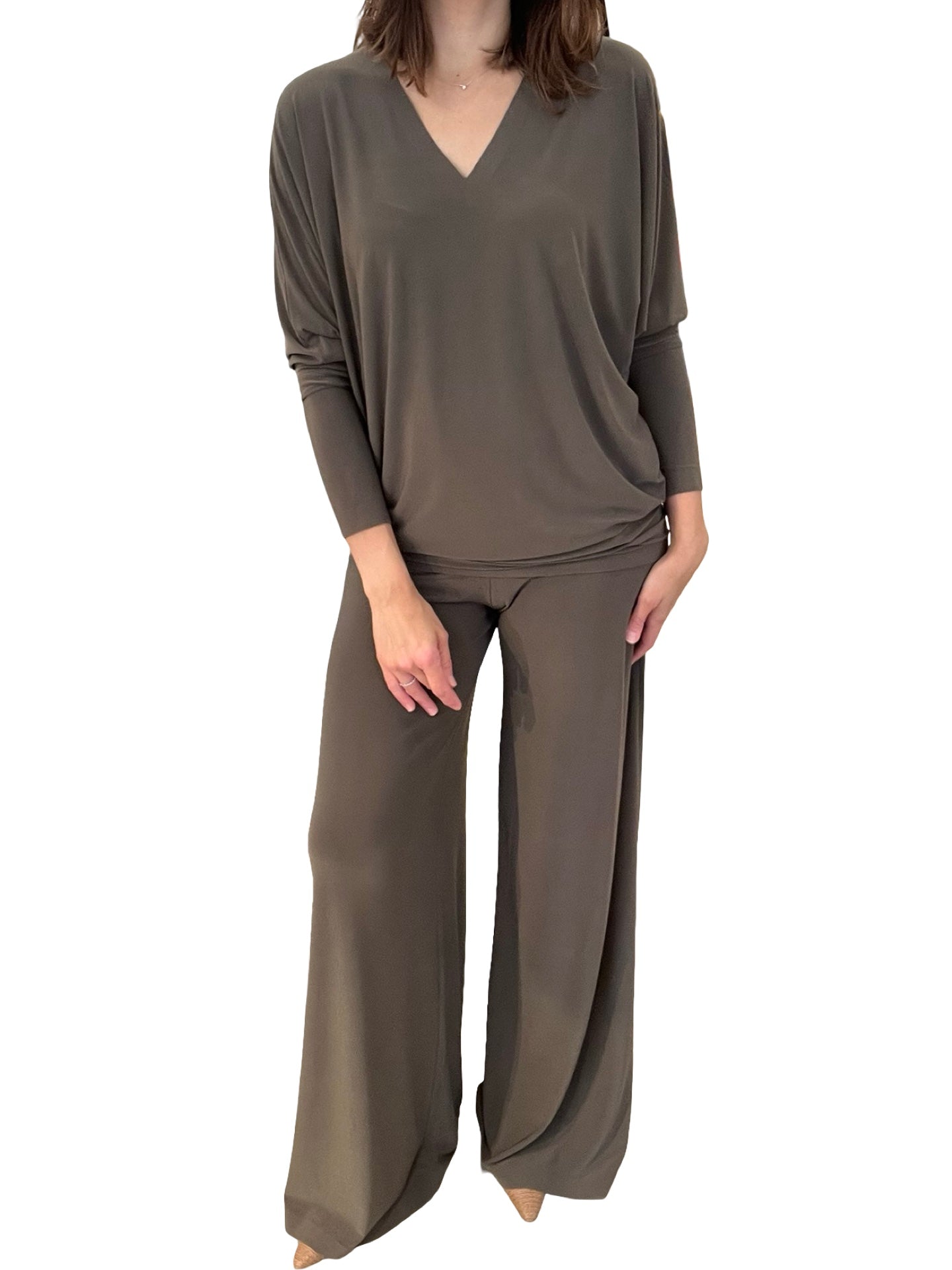 Kamali normon pantalon d'éléphant largeur