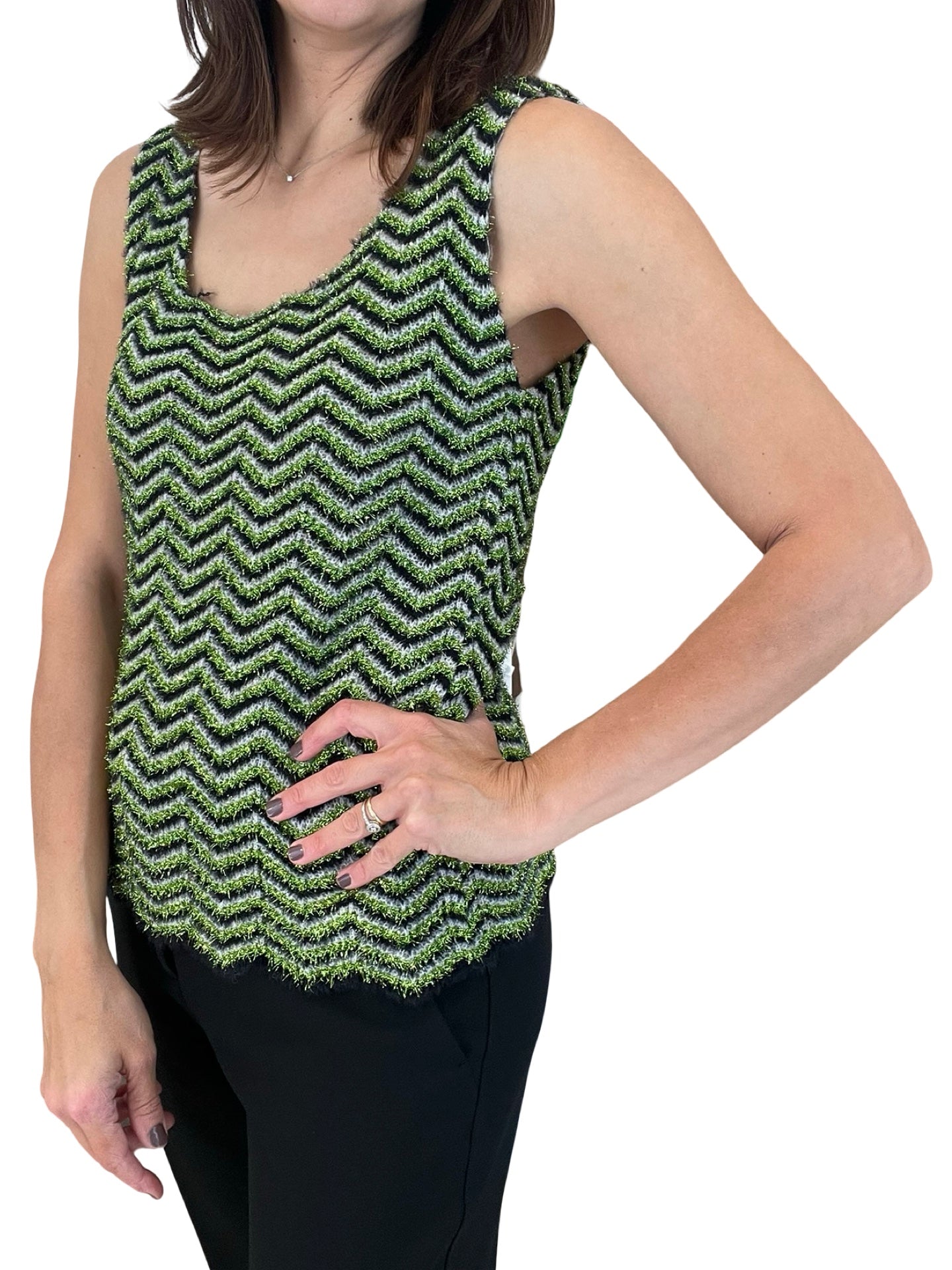 Top Akep Lurex Verde