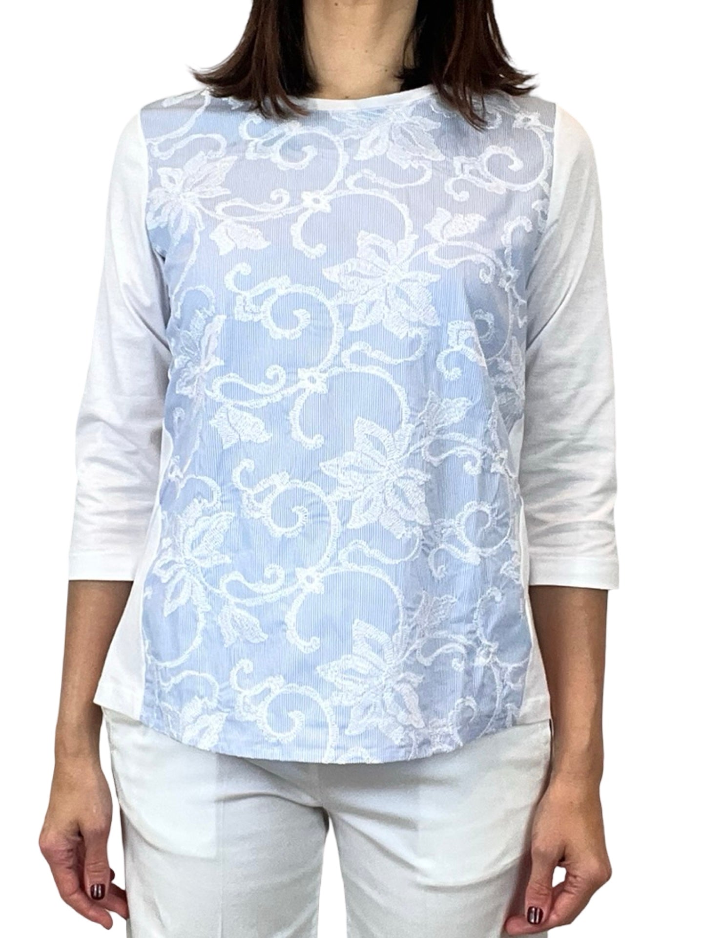 Camiseta Whyci Milano Bordada Rayas