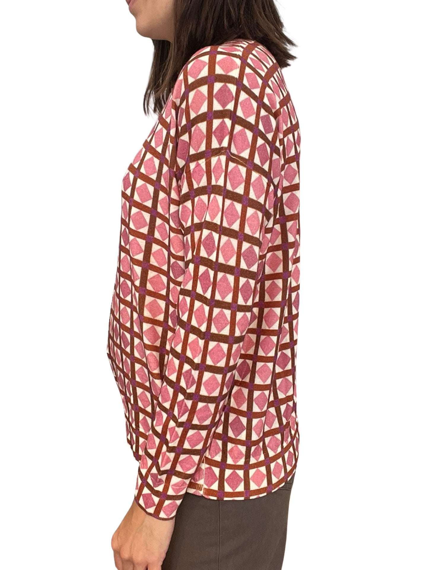 Jersey a letto con te Cuello Picos Rombos